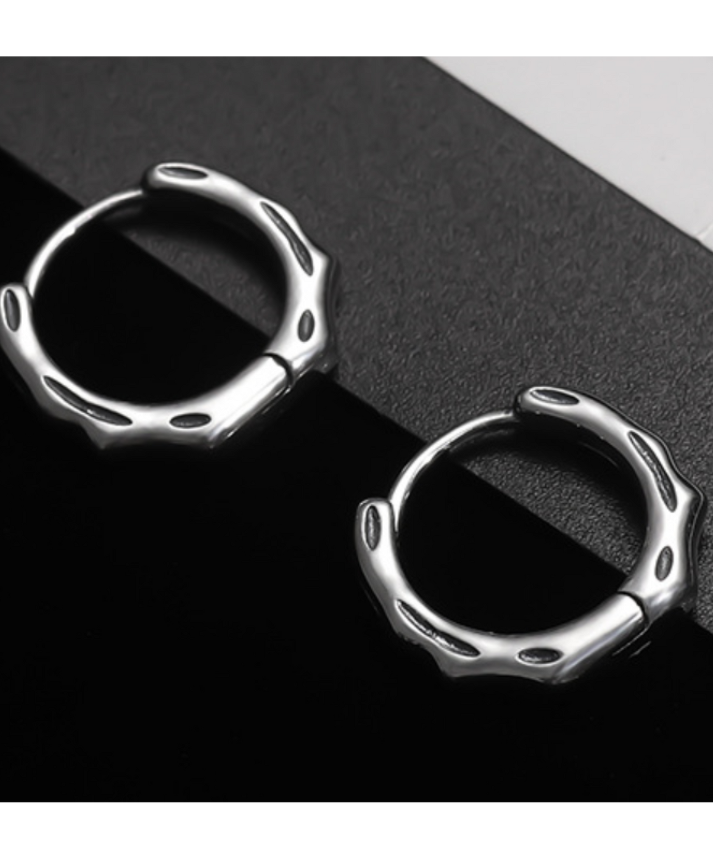 keel design silver earrings EN1618