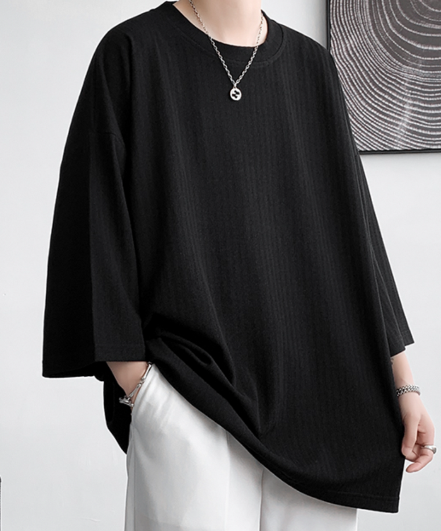 big silhouette stripes t-shirt EN1835