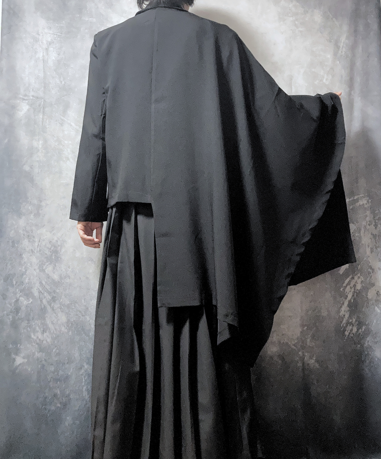 【style67】dark mode outfit set EN1891(jacket + shirt + skirt set)