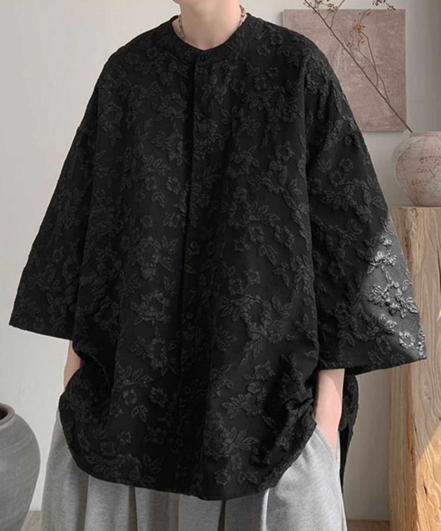 chinese style texture t-shirt EN2271