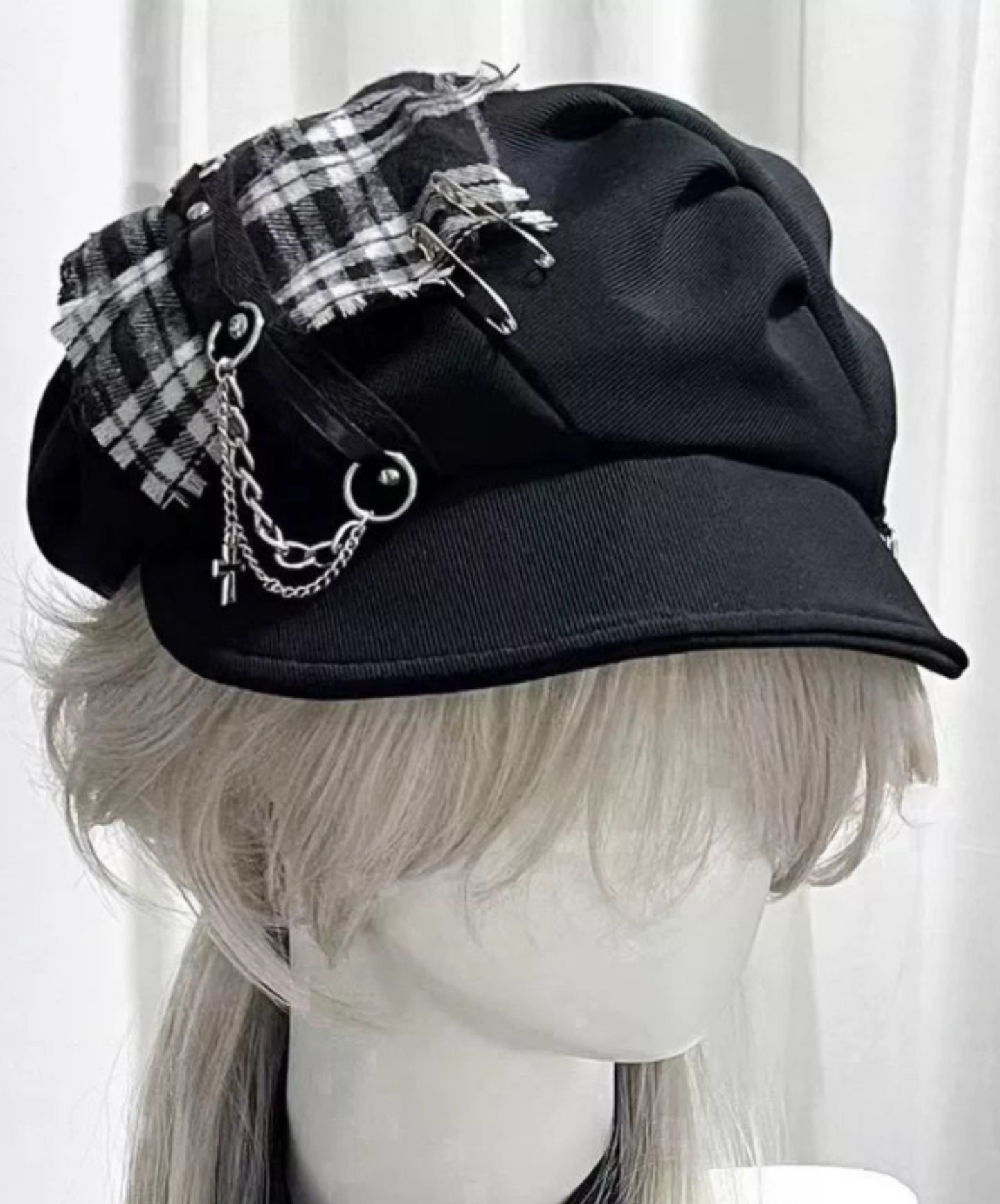 subculture gothic cross check hat EN2316