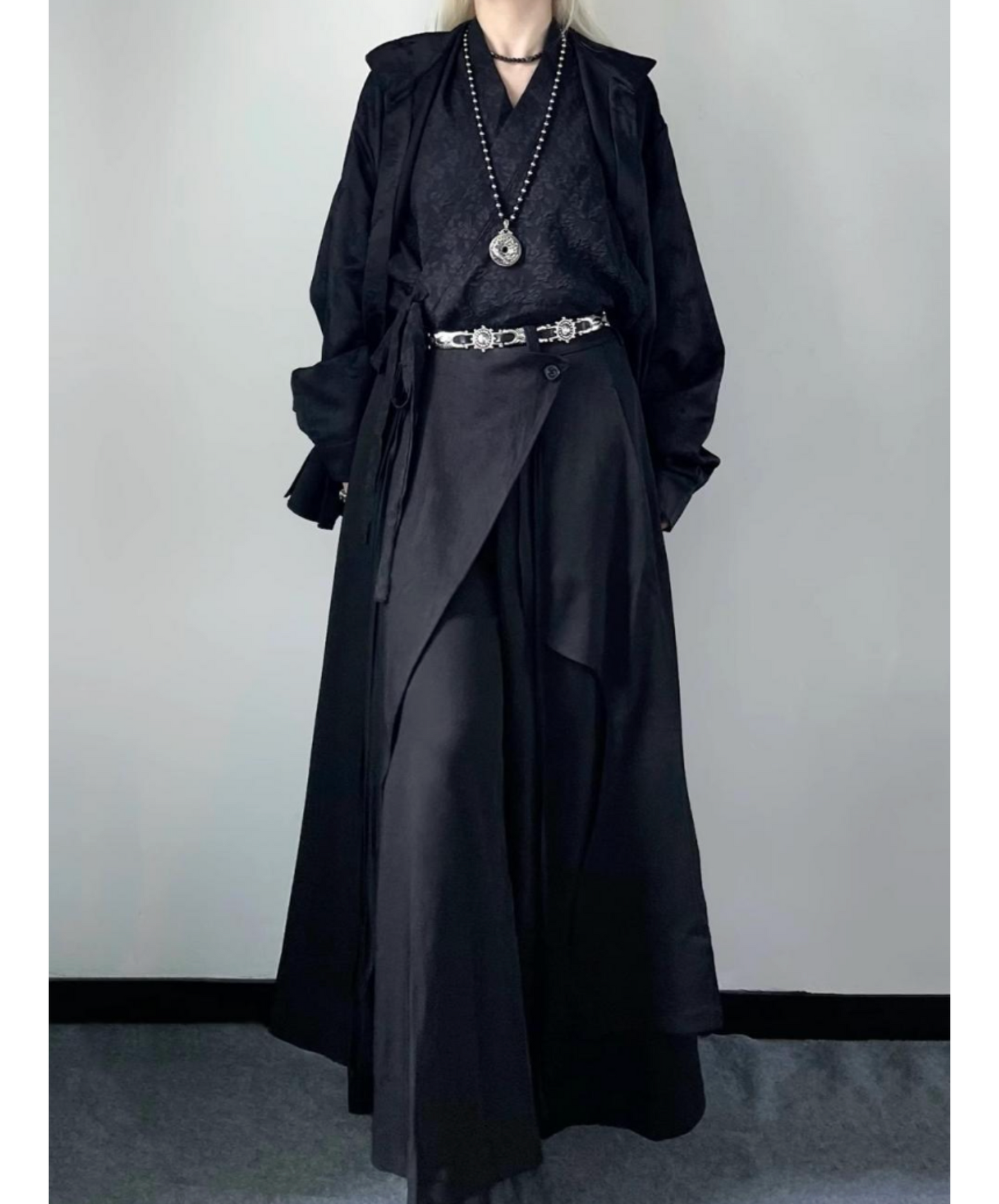 dark retro hakama pants EN2411