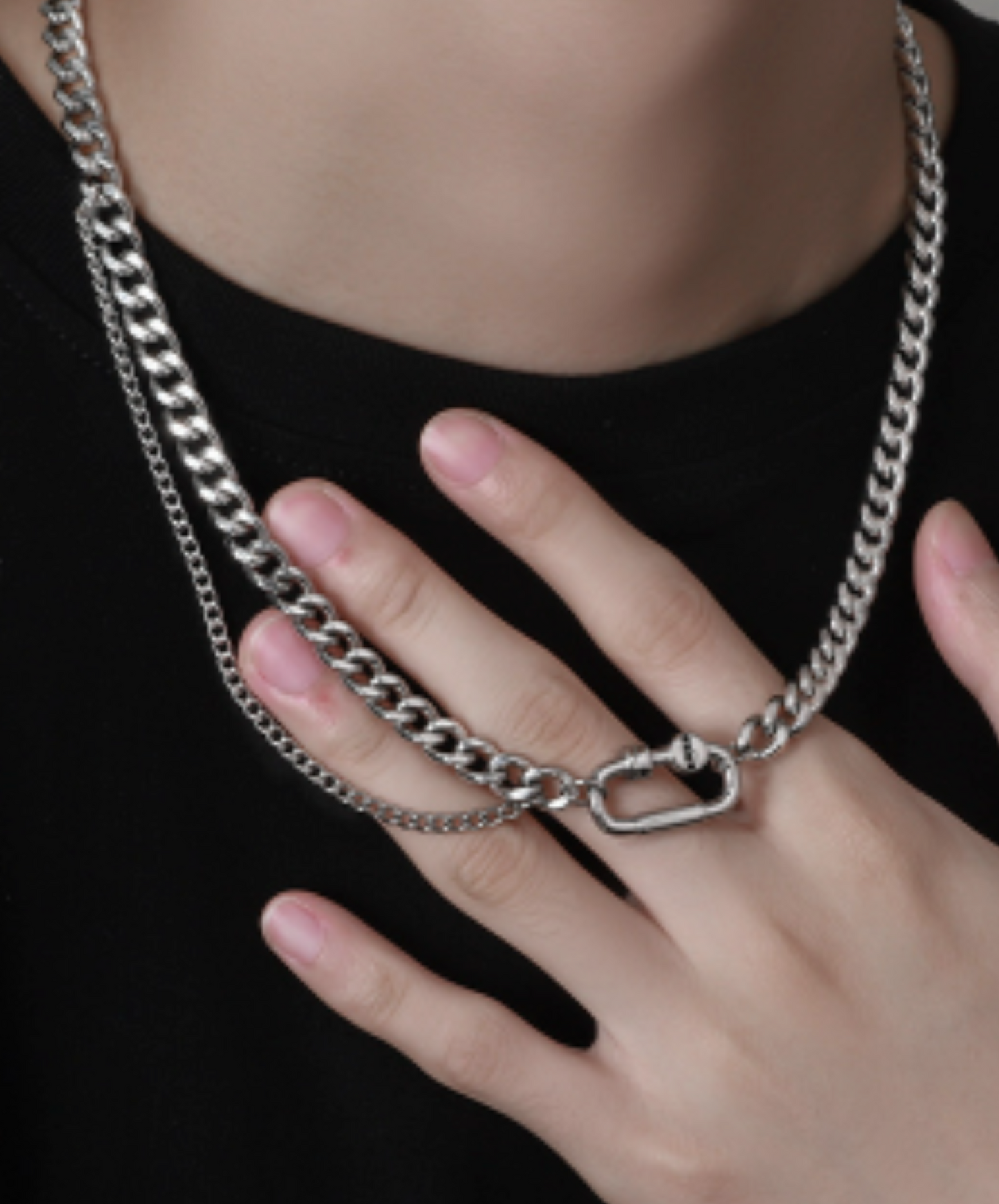 comet clavicle chain necklace EN2029