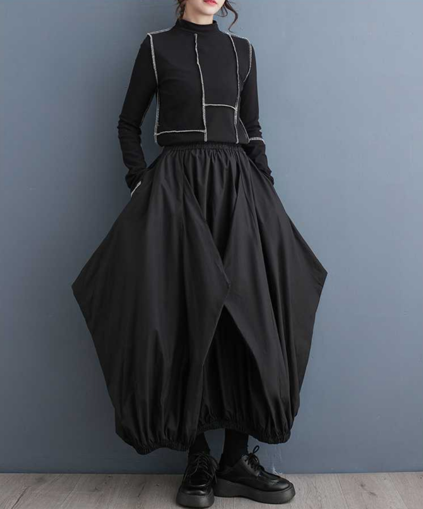 diamond silhouette balloon skirt EN2288