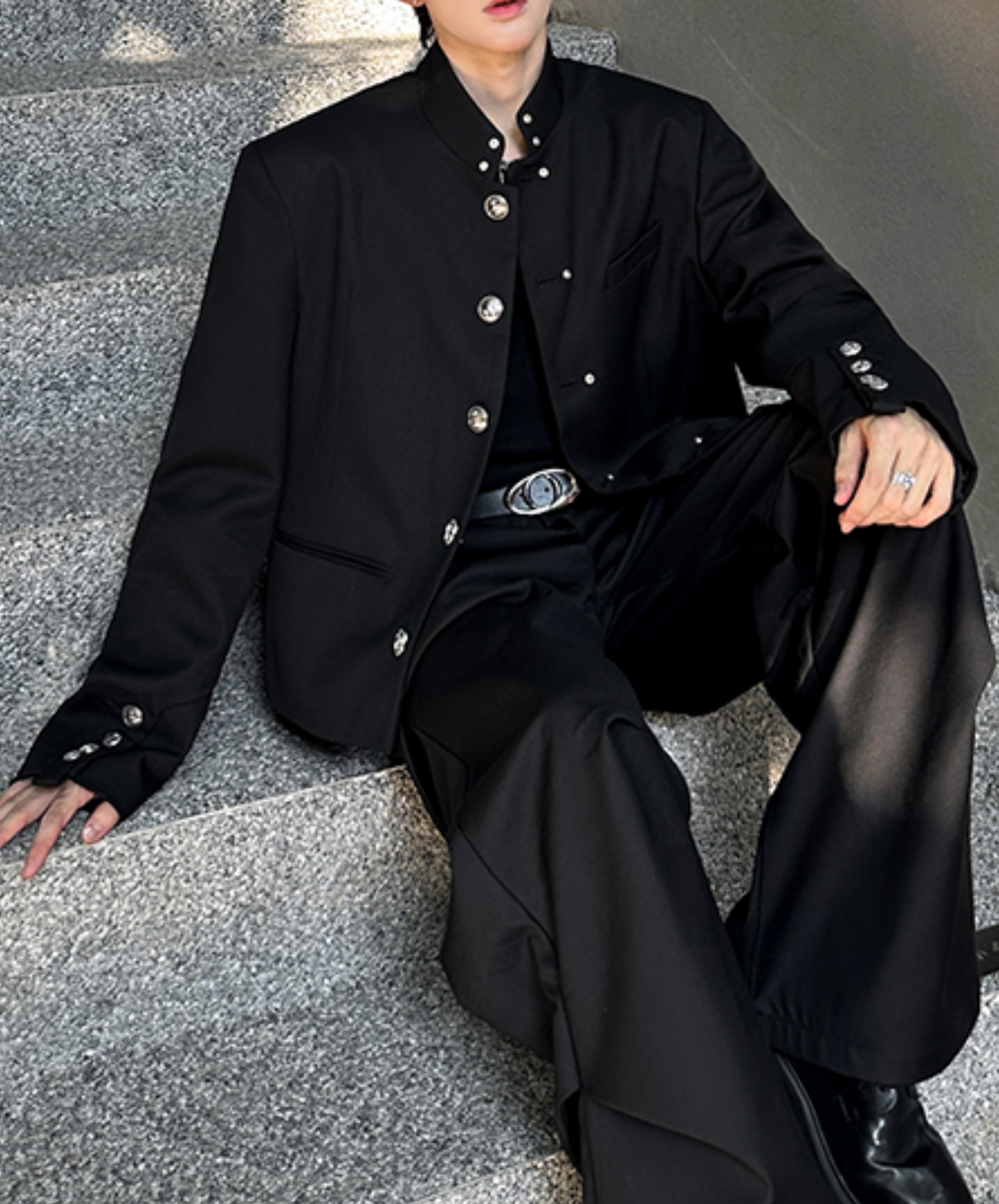 chinese style metal buckle jacket EN2461