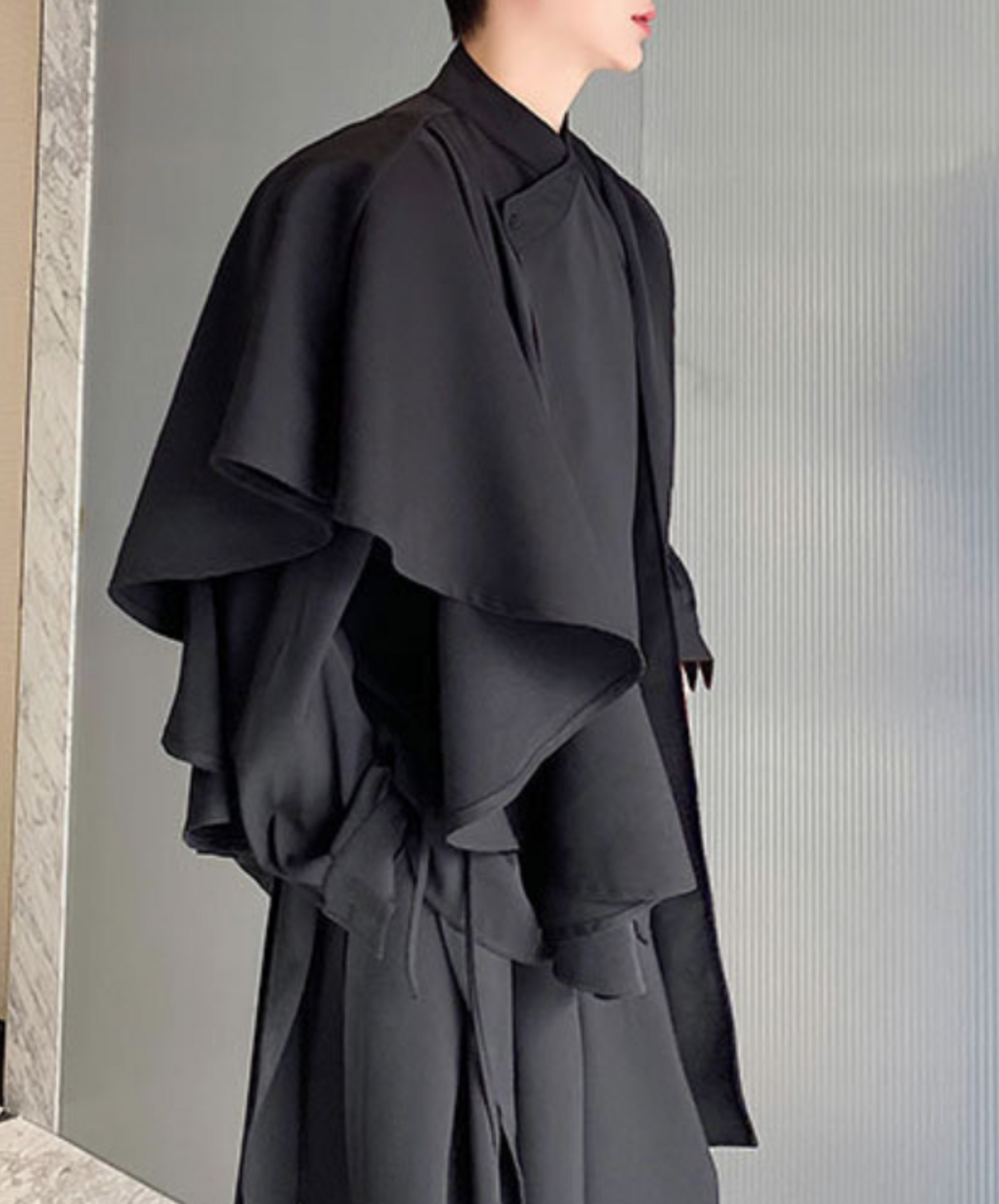 multi-piece asymmetric shirt EN1600