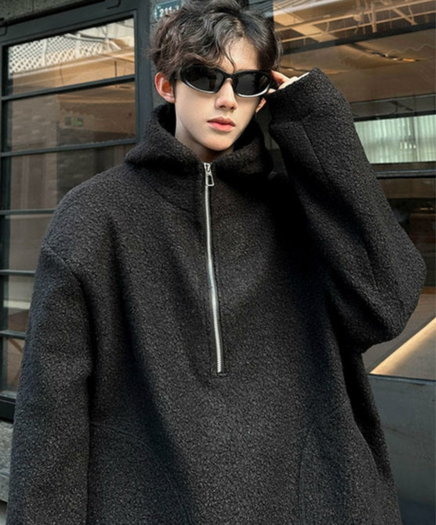 volume like a sheep hoodie EN2384