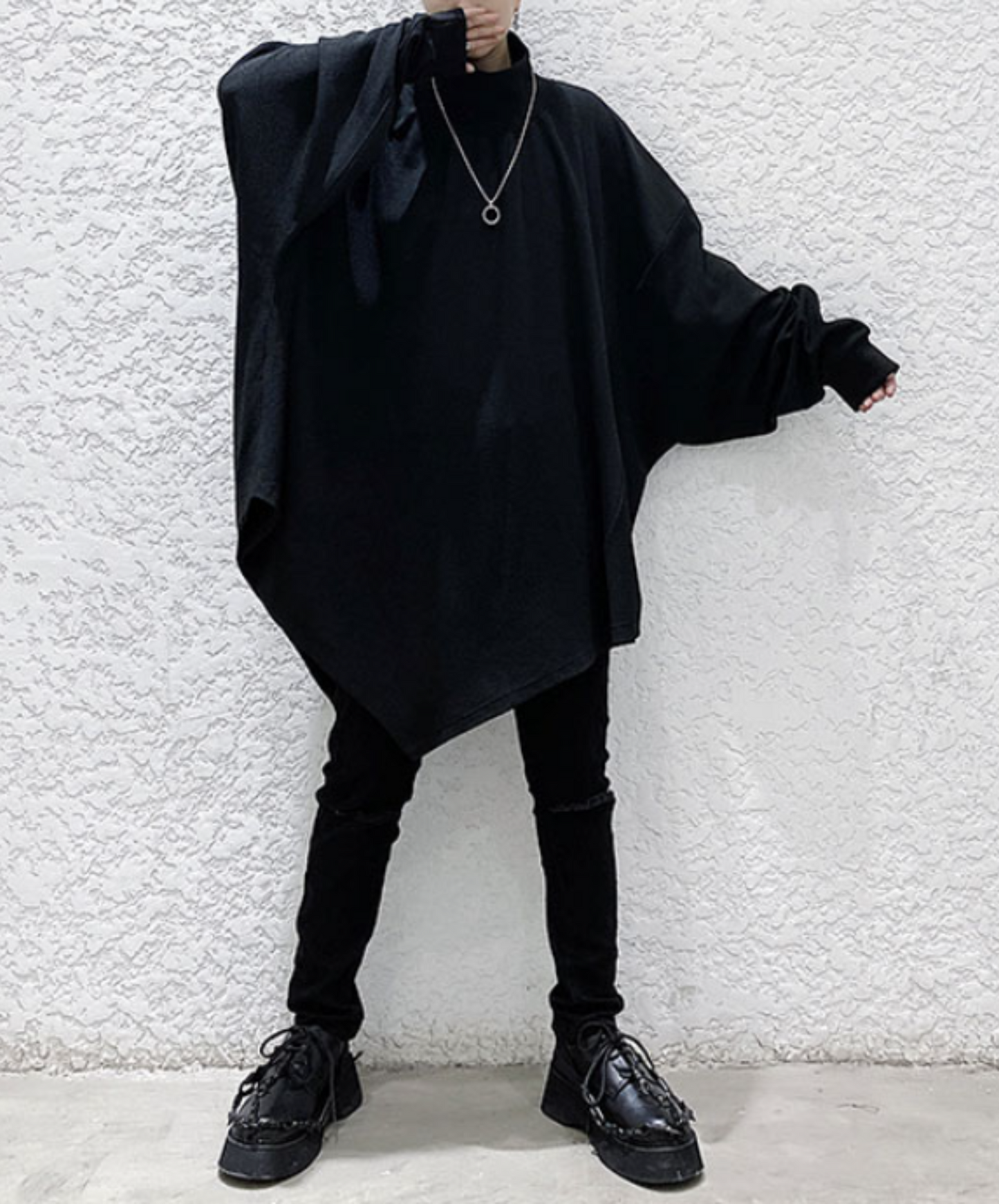 【style26】dark mode outfit set EN983( sweatshirts + skirt set)