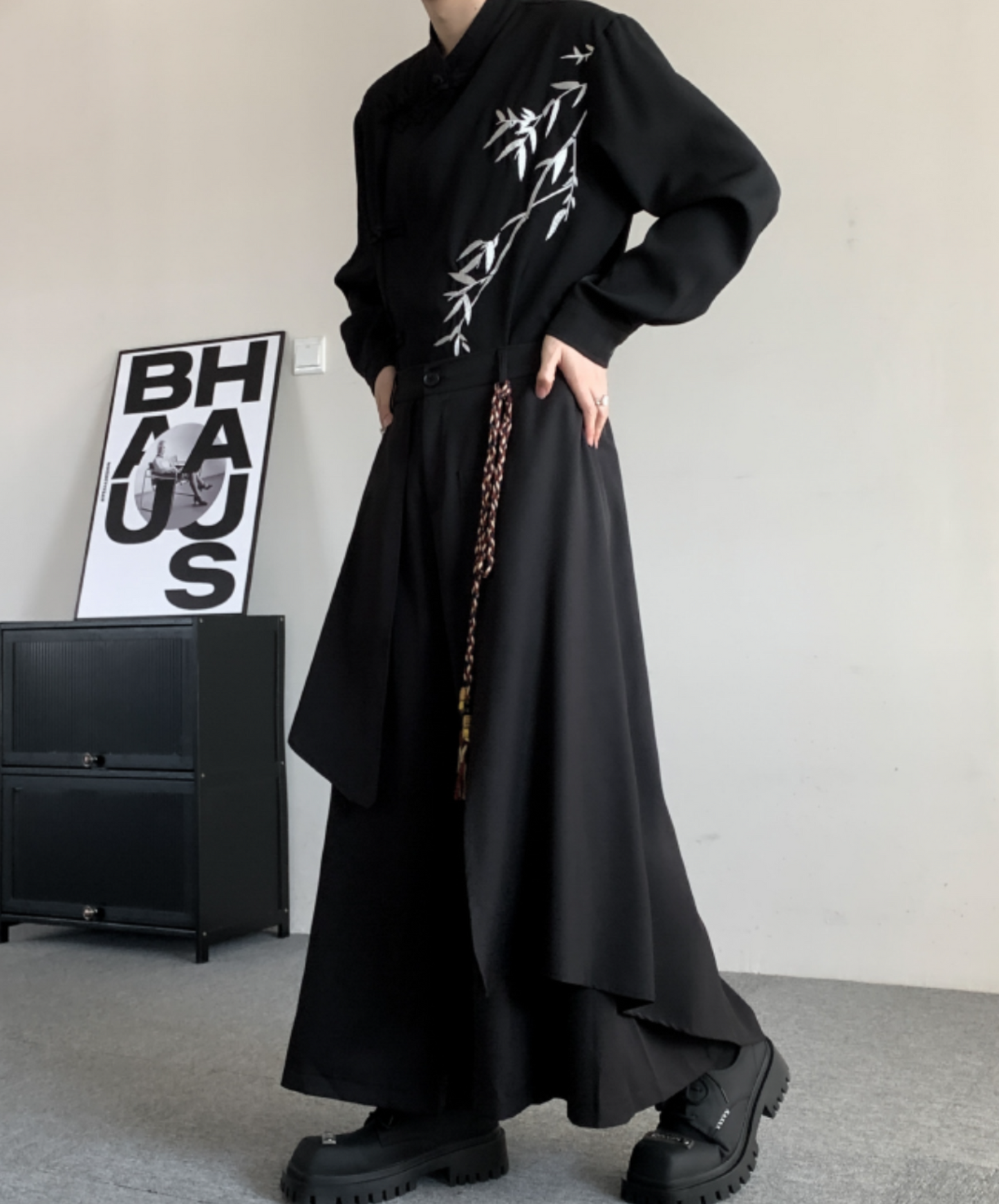 chinese style retro culottes long pants EN1517