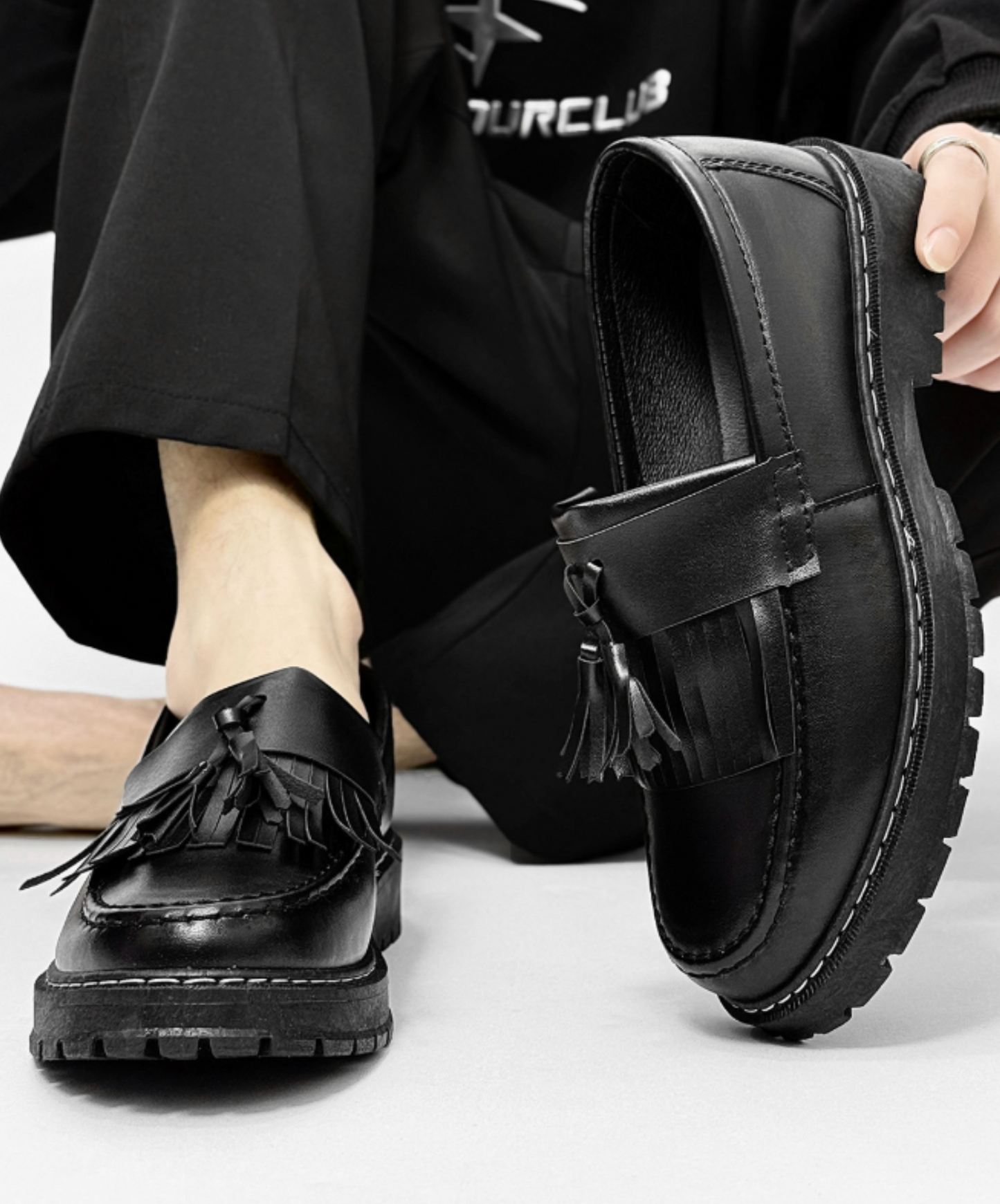 british-style tassel platform shoes EN2438