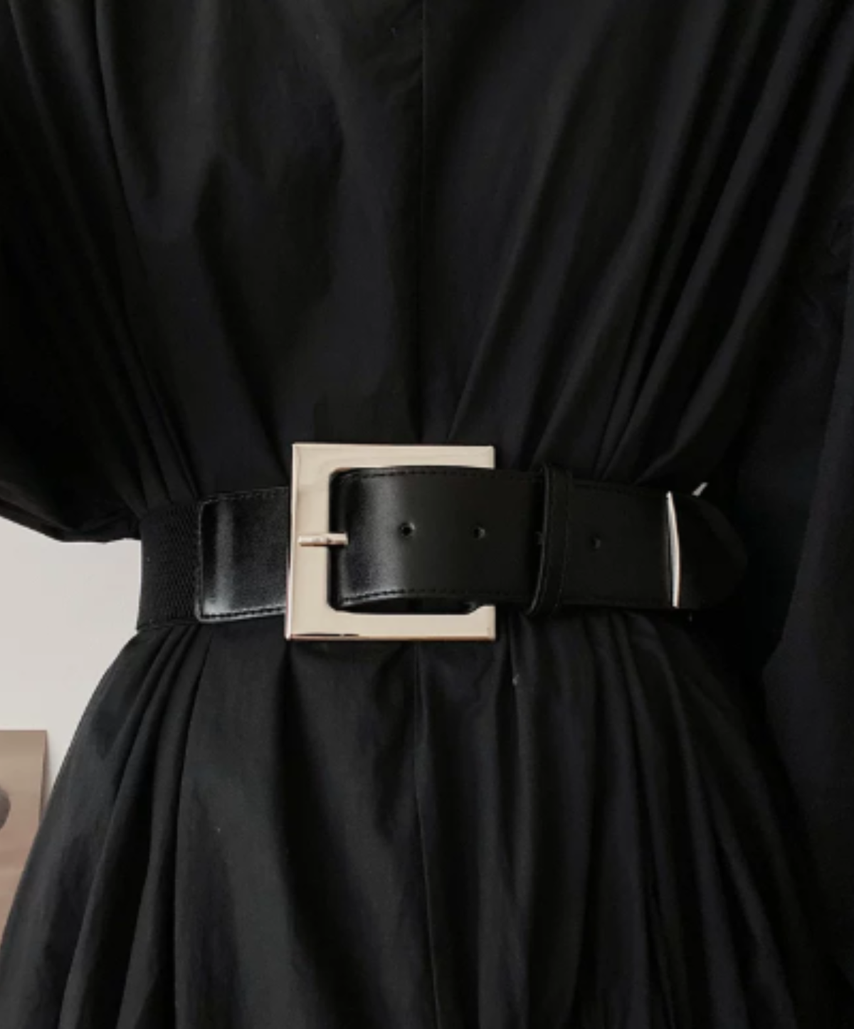 square buckle with cute metal tips belt EN3228