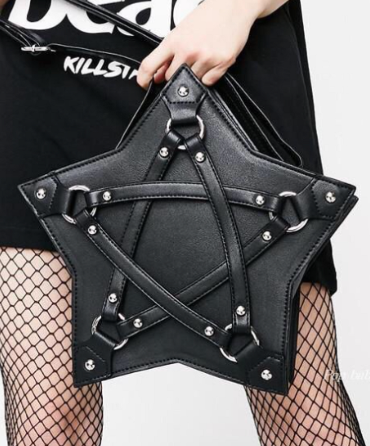 dark pentagram motif bag EN2300