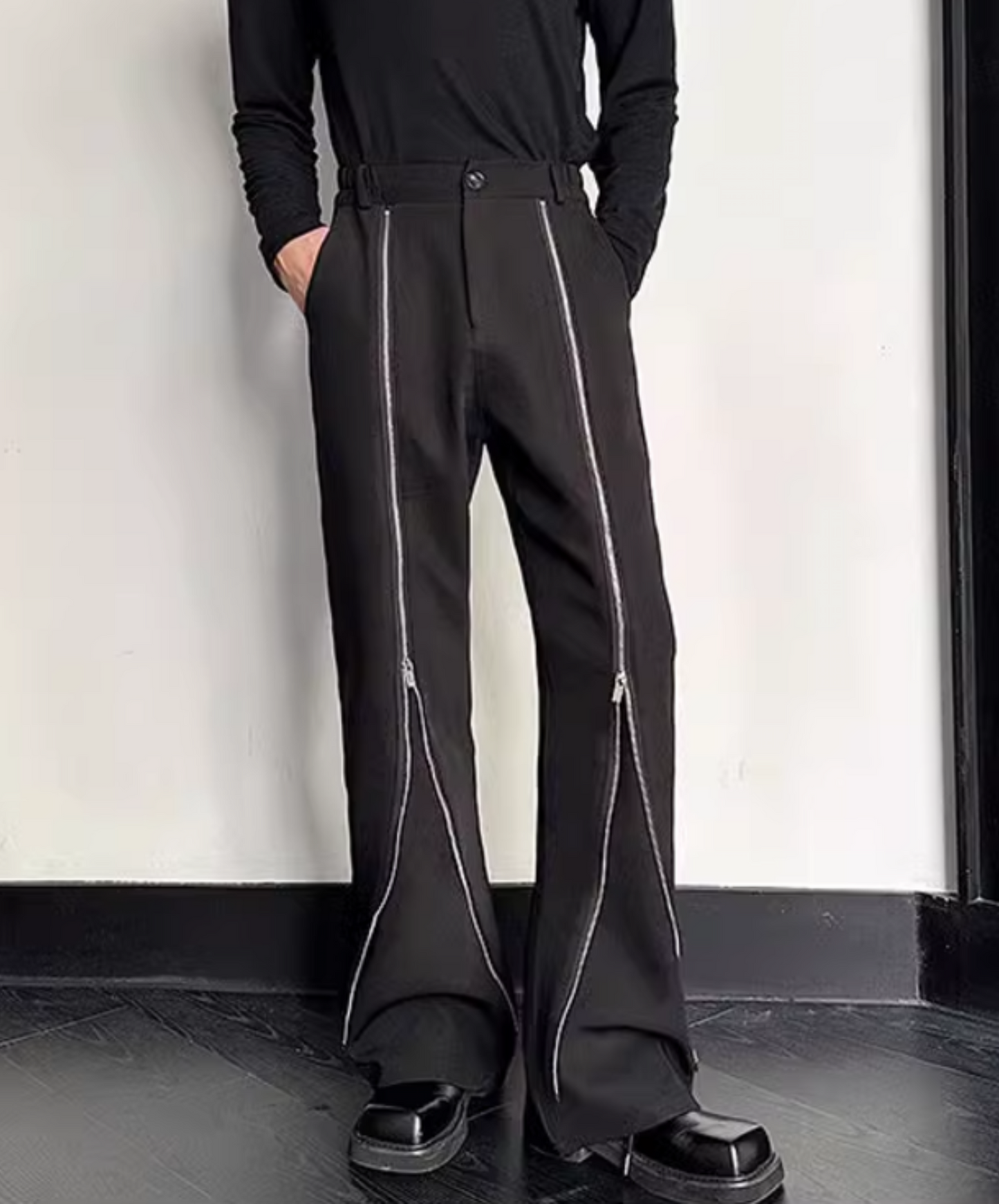 zip slacks pants EN1878