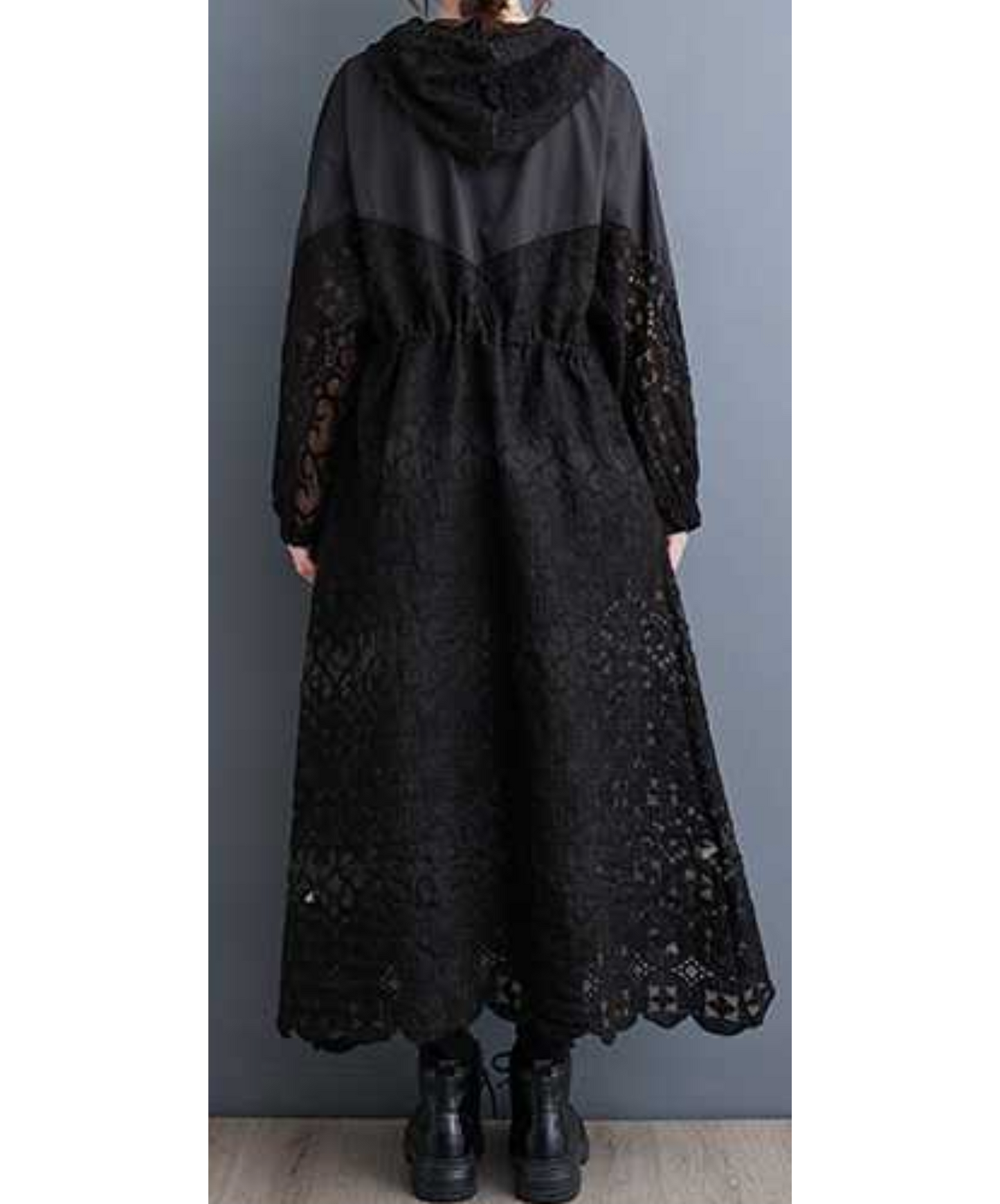 a line lacey hoodie EN2355