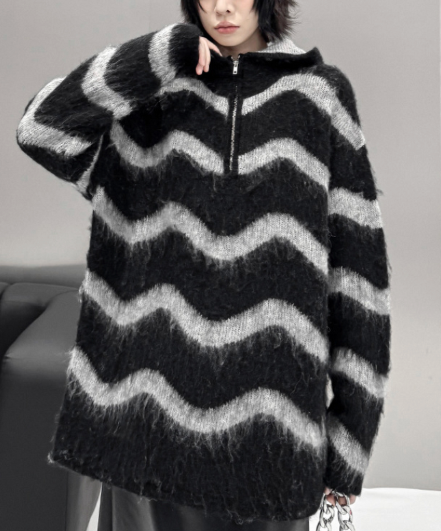 wave stripes sweater EN2468
