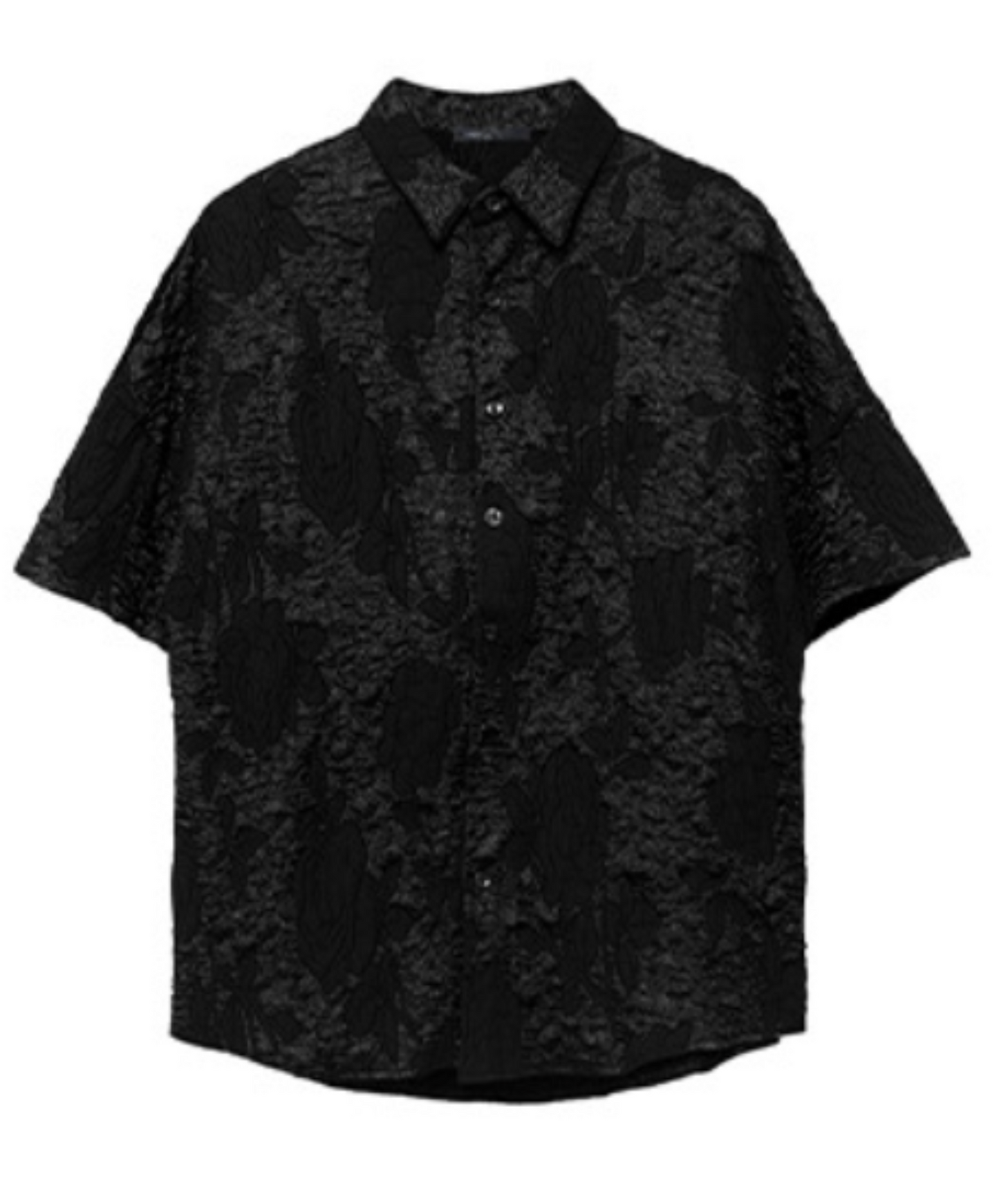 korean style flower design jacquard shirt EN2199