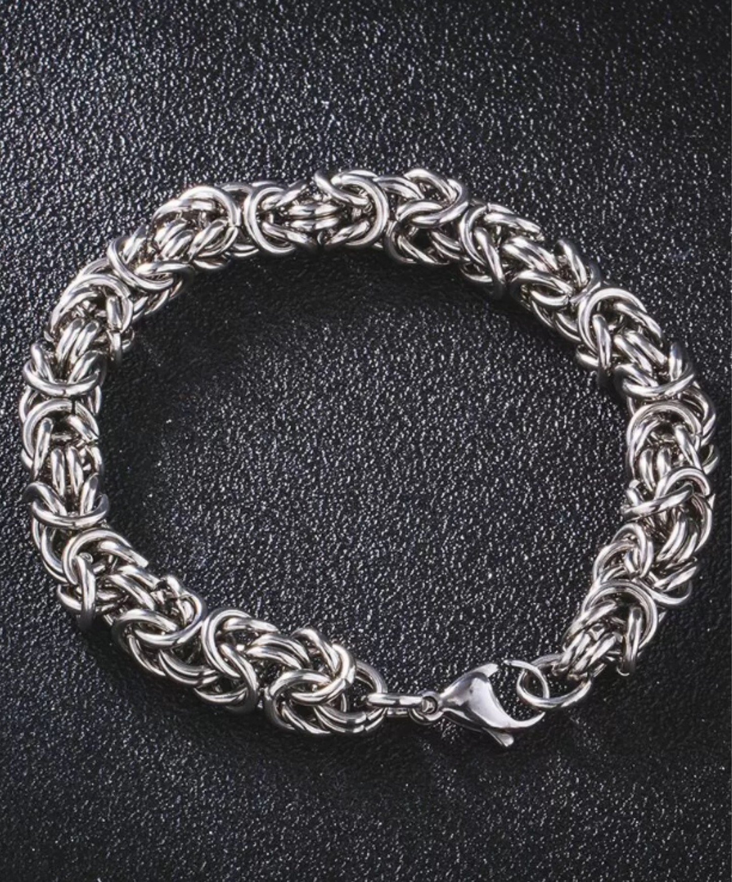 Intertwined metal rings bracelet EN2759