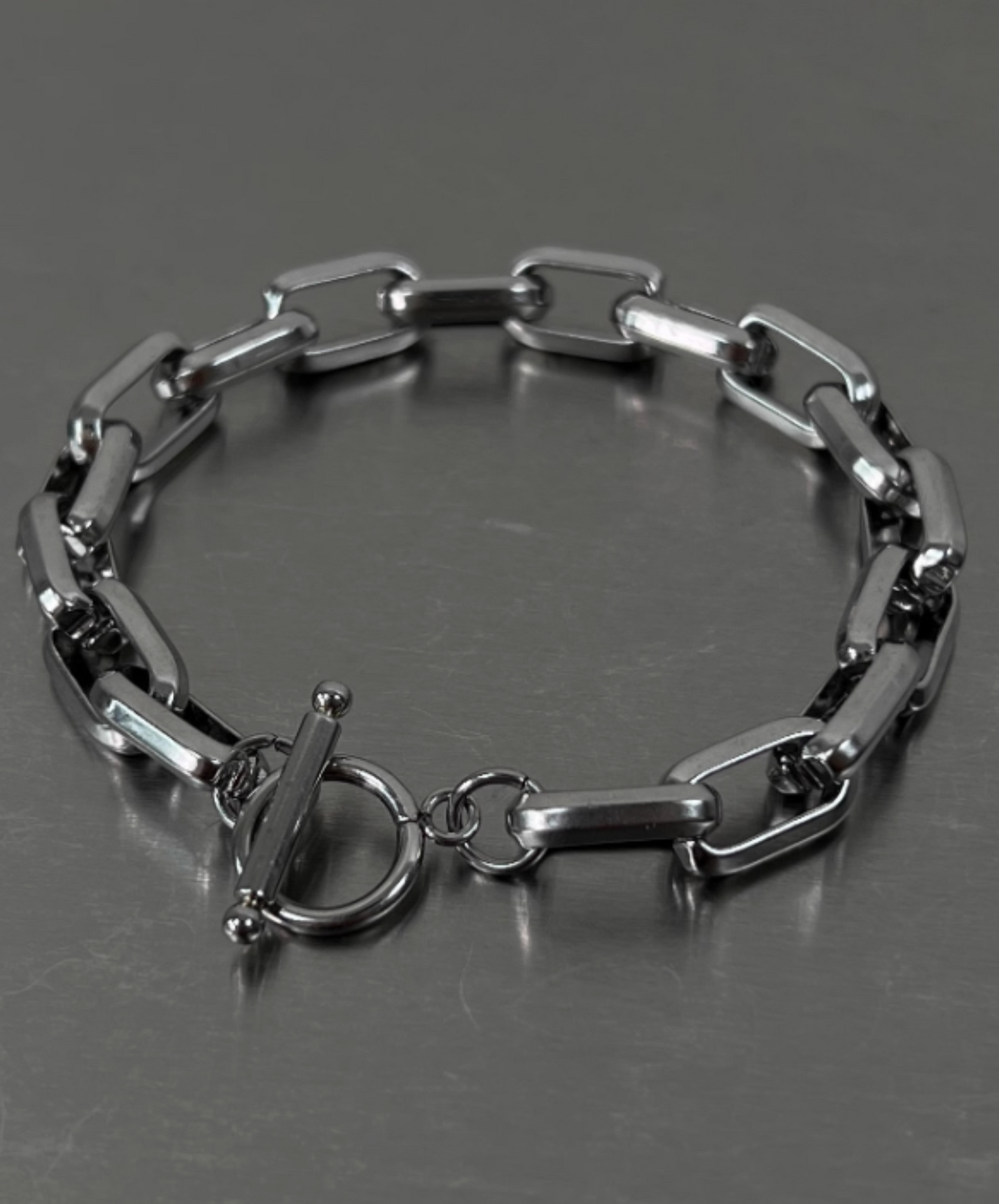 hard square chain bracelet EN2644