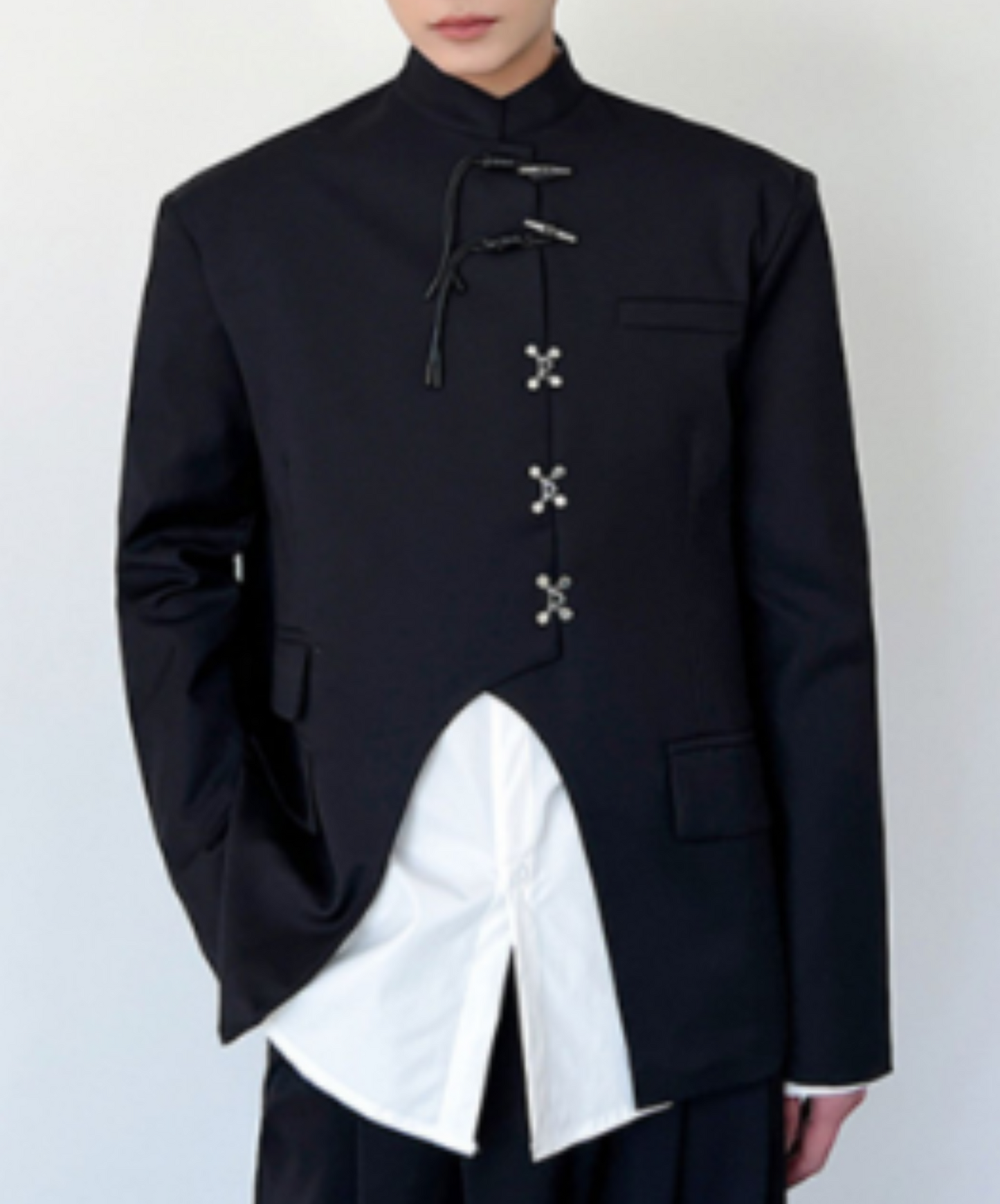 chinese style stand collar jacket EN1280