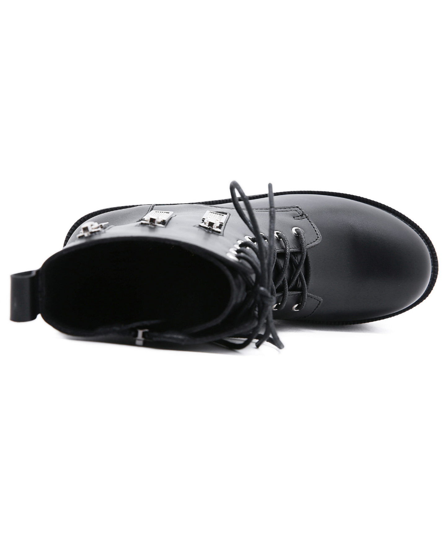 triple zipper design zip up boots EN1511