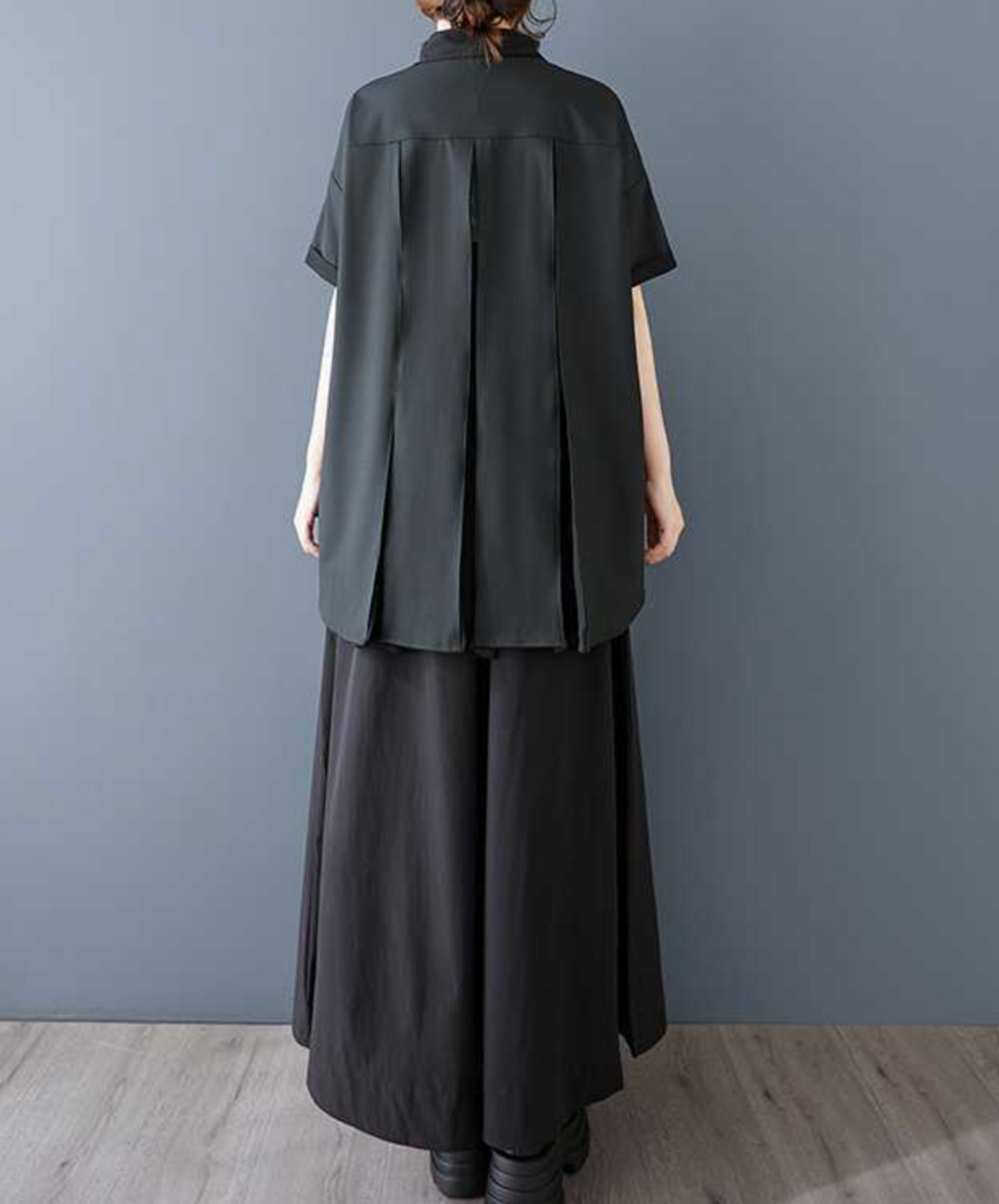 special collar design short sleeves shirt EN2277