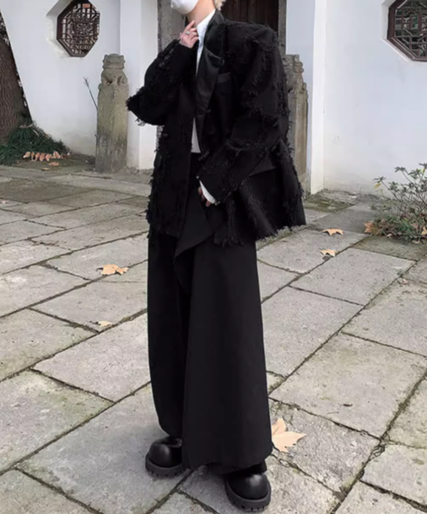 dark chinese design jacket EN1879