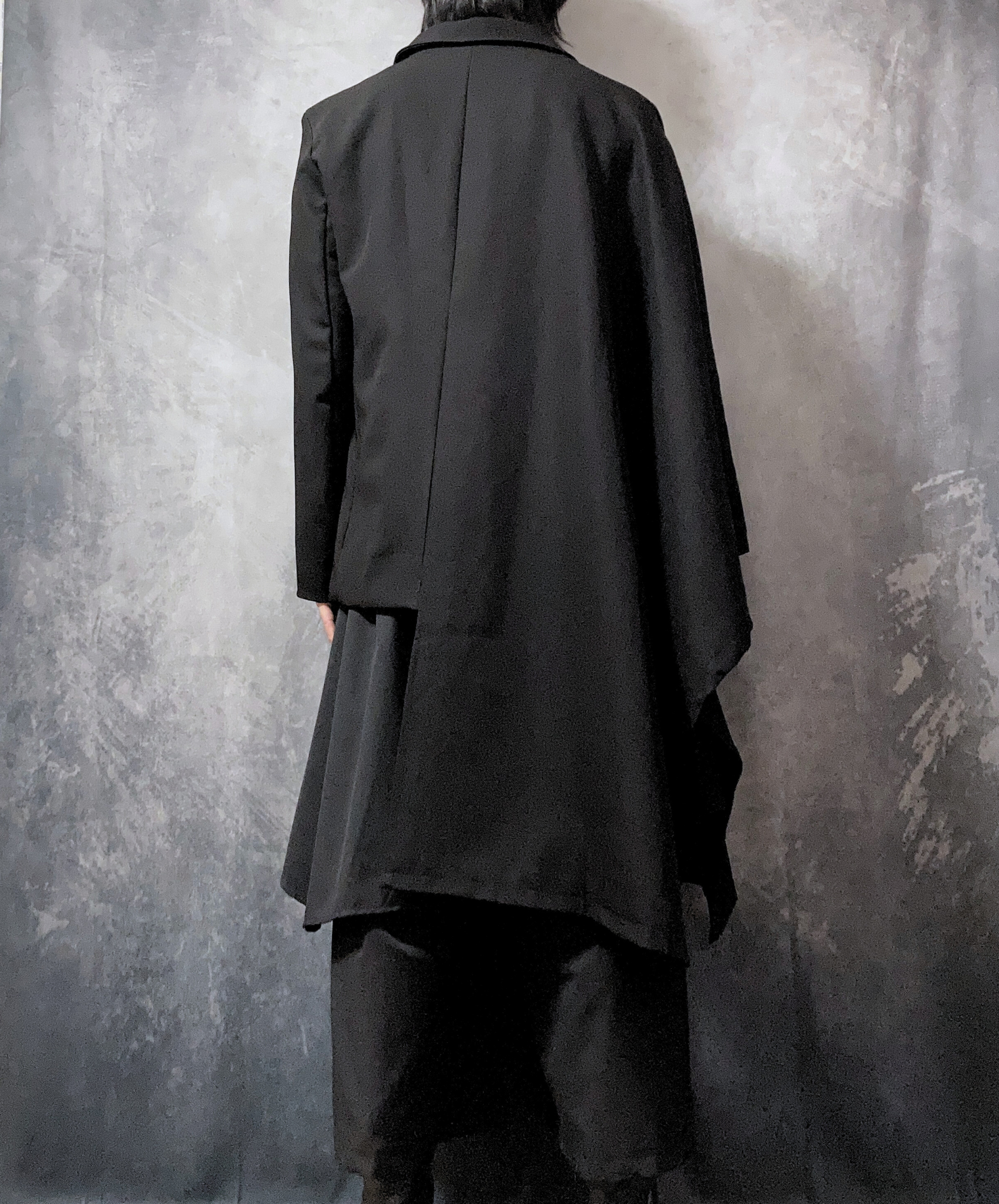 【style62】dark mode outfit set EN1877(jacket + sweater + pants set)