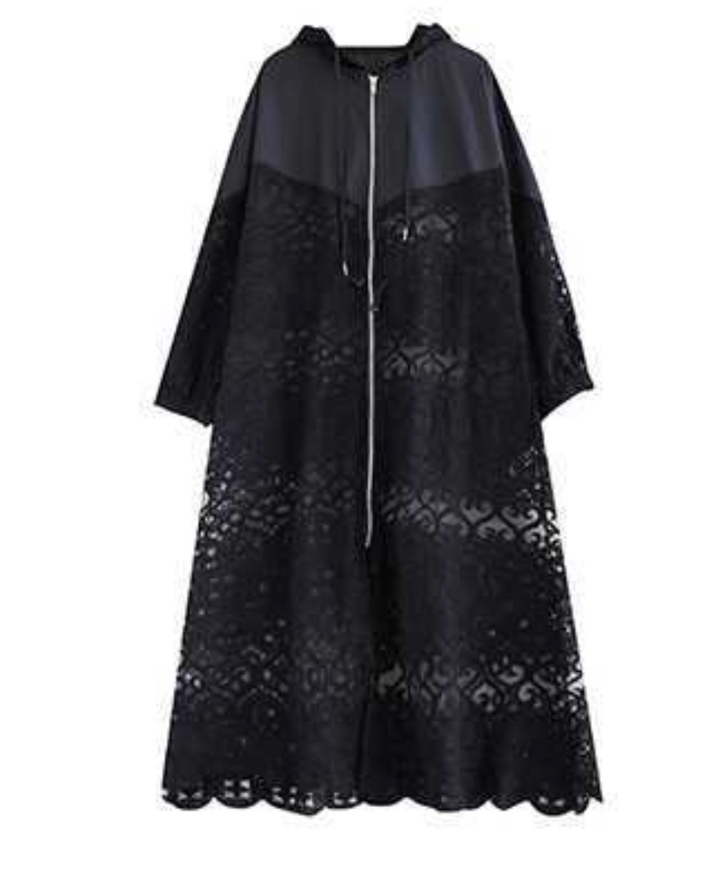 a line lacey hoodie EN2355