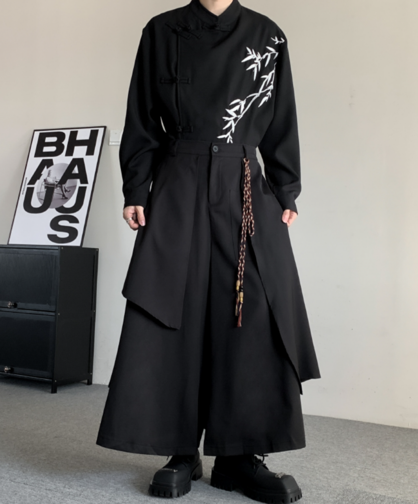 chinese style retro culottes long pants EN1517