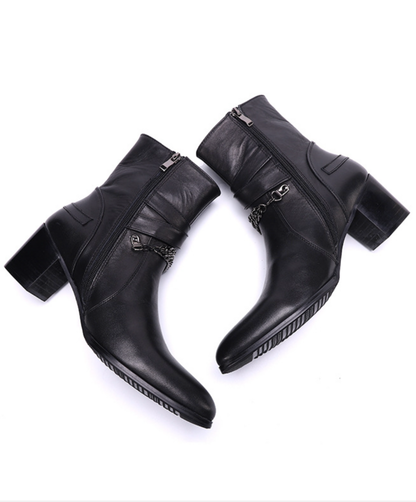 cross belt smooth boots EN2081