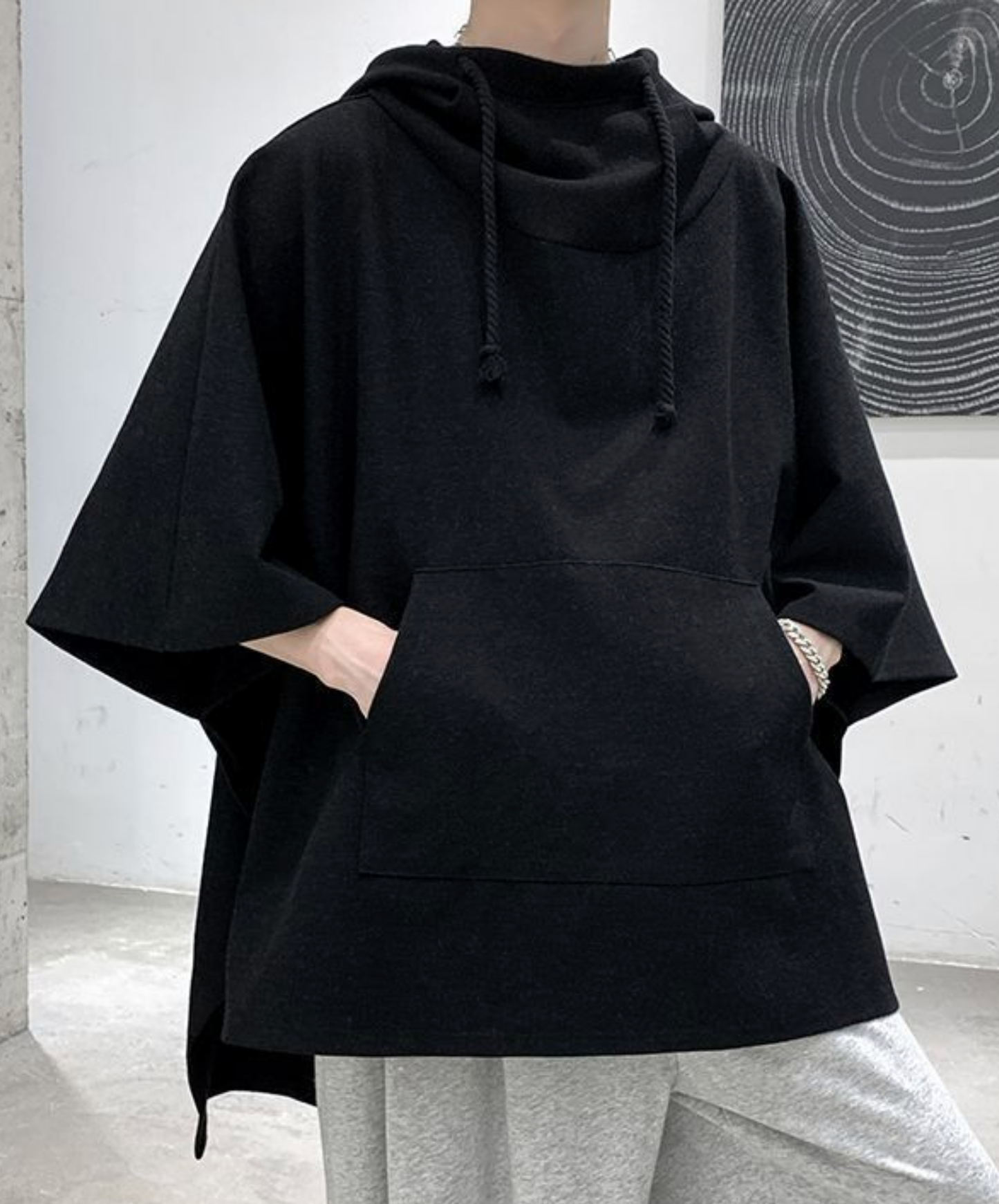 tail design, loose silhouette hoodie EN2844