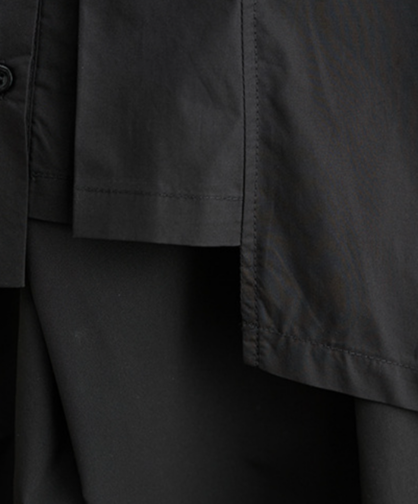 asymmetric stitch design short sleeves shirt EN2290