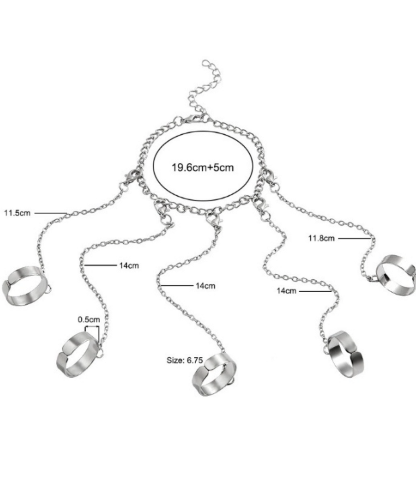 multi chain ring EN1833
