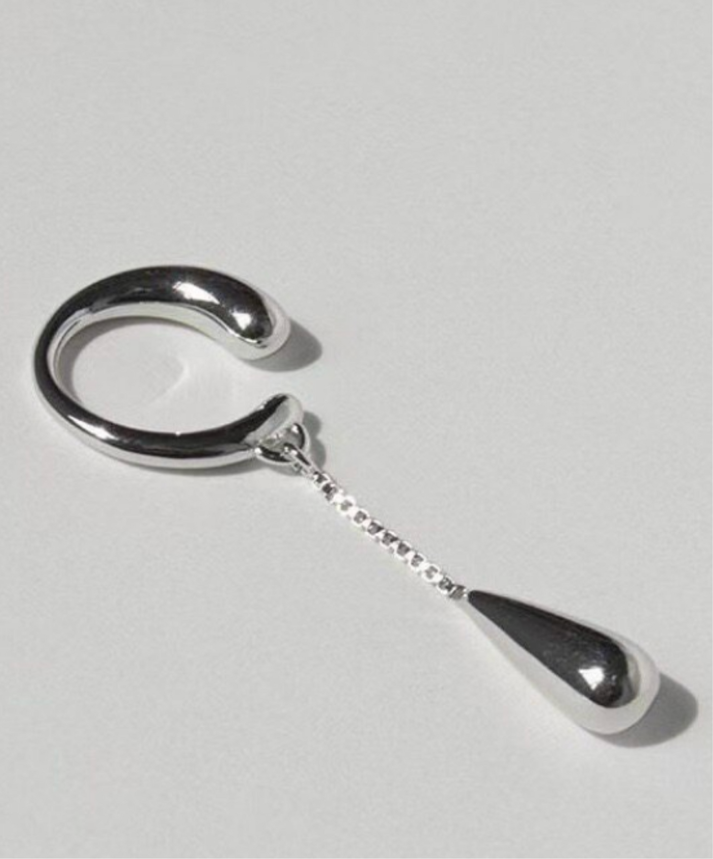 droplet motif ear cuff EN2775