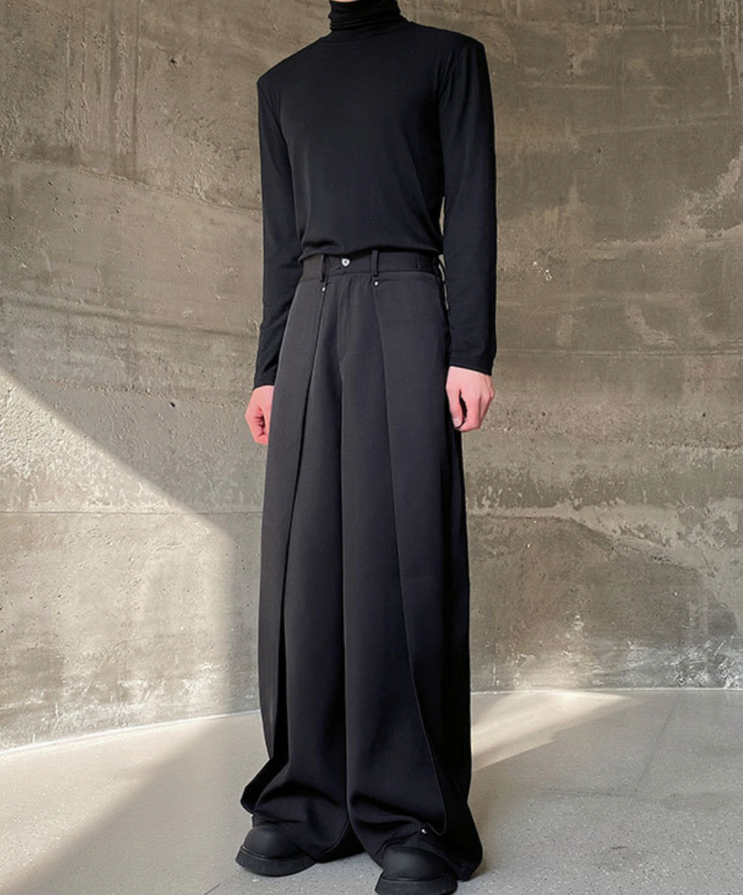 draping multi-piece wide pants EN1586