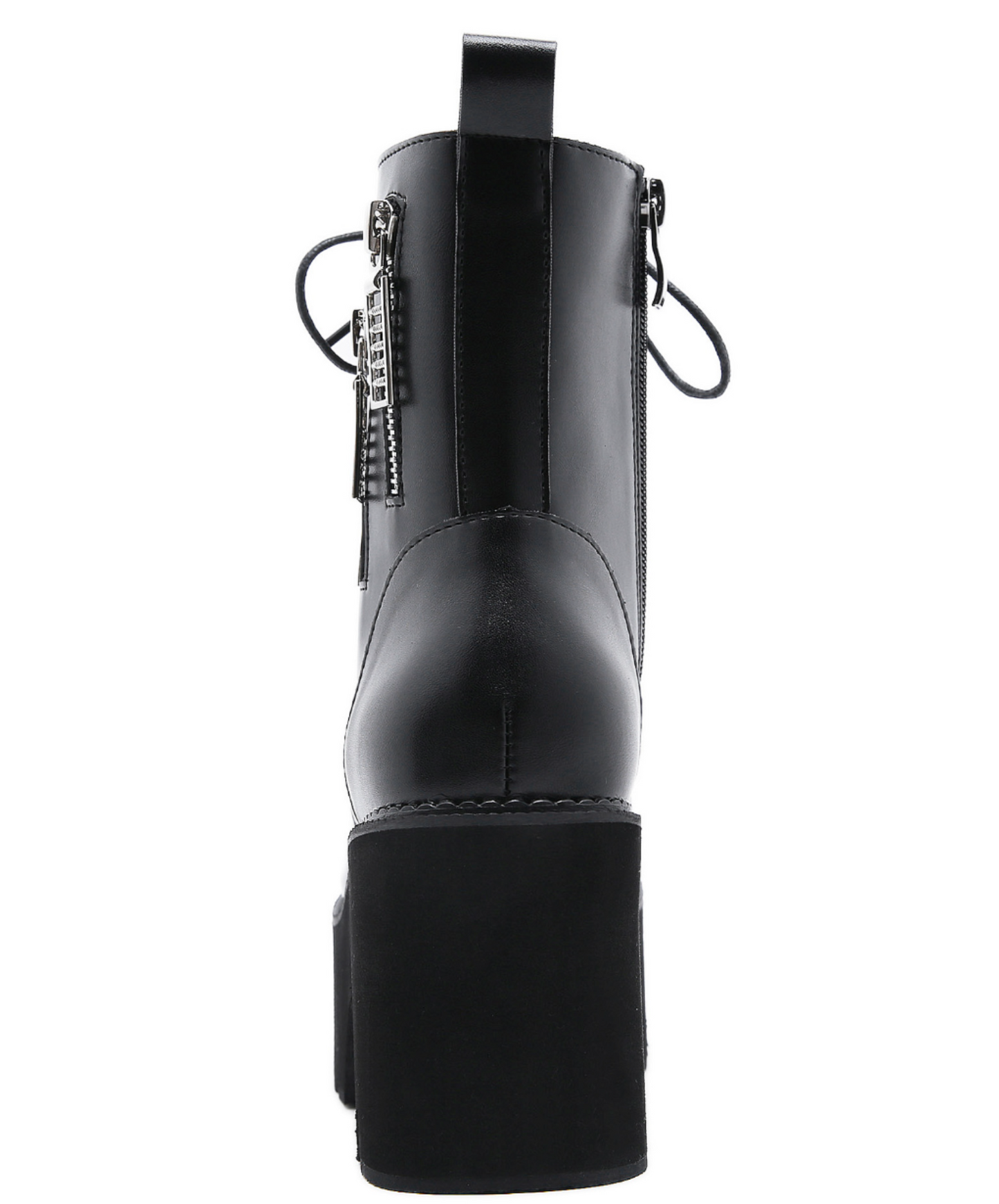 triple zipper design zip up boots EN1511