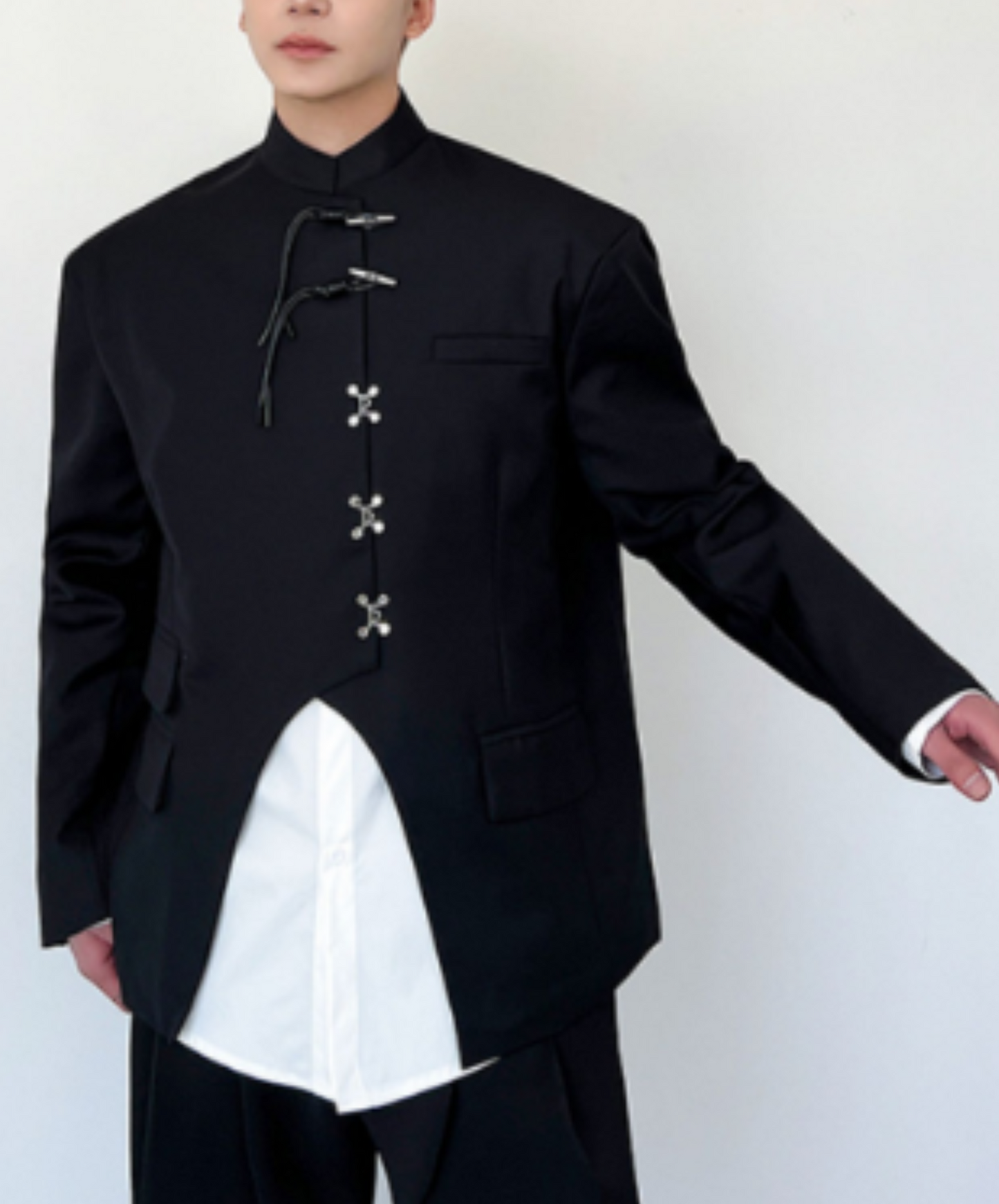 chinese style stand collar jacket EN1280