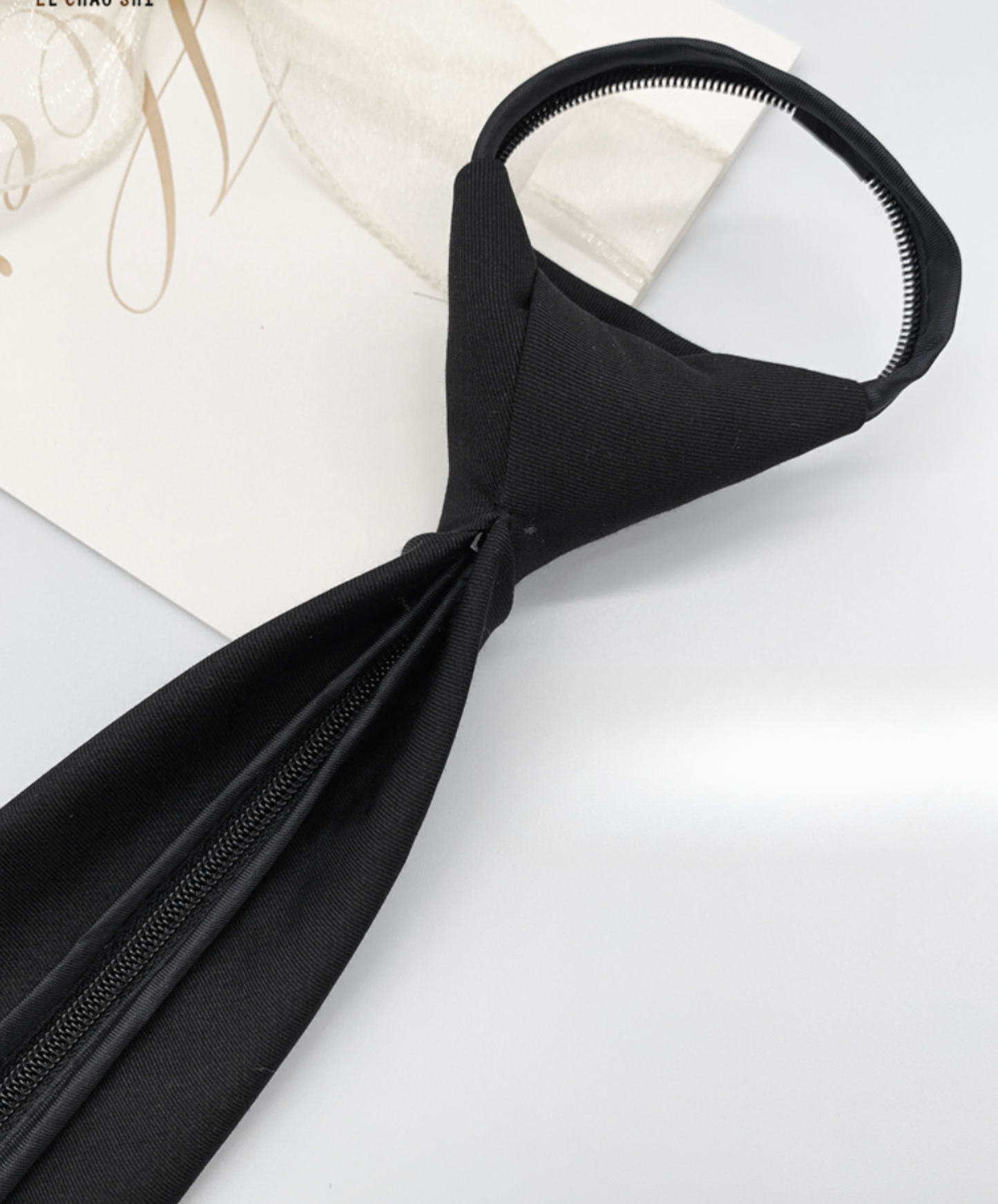 dark hoop decoration necktie EN2350