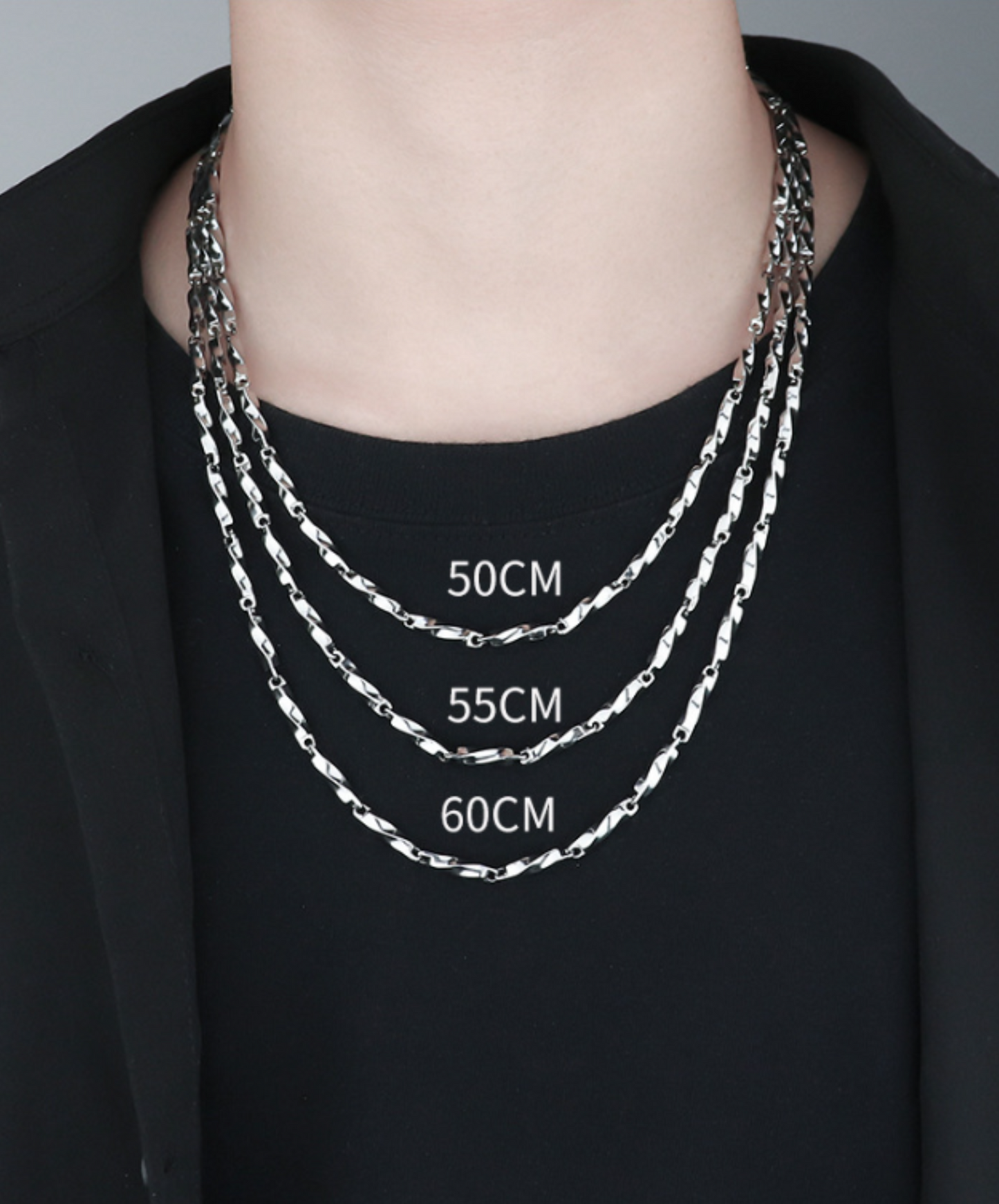 twist chain necklace EN542