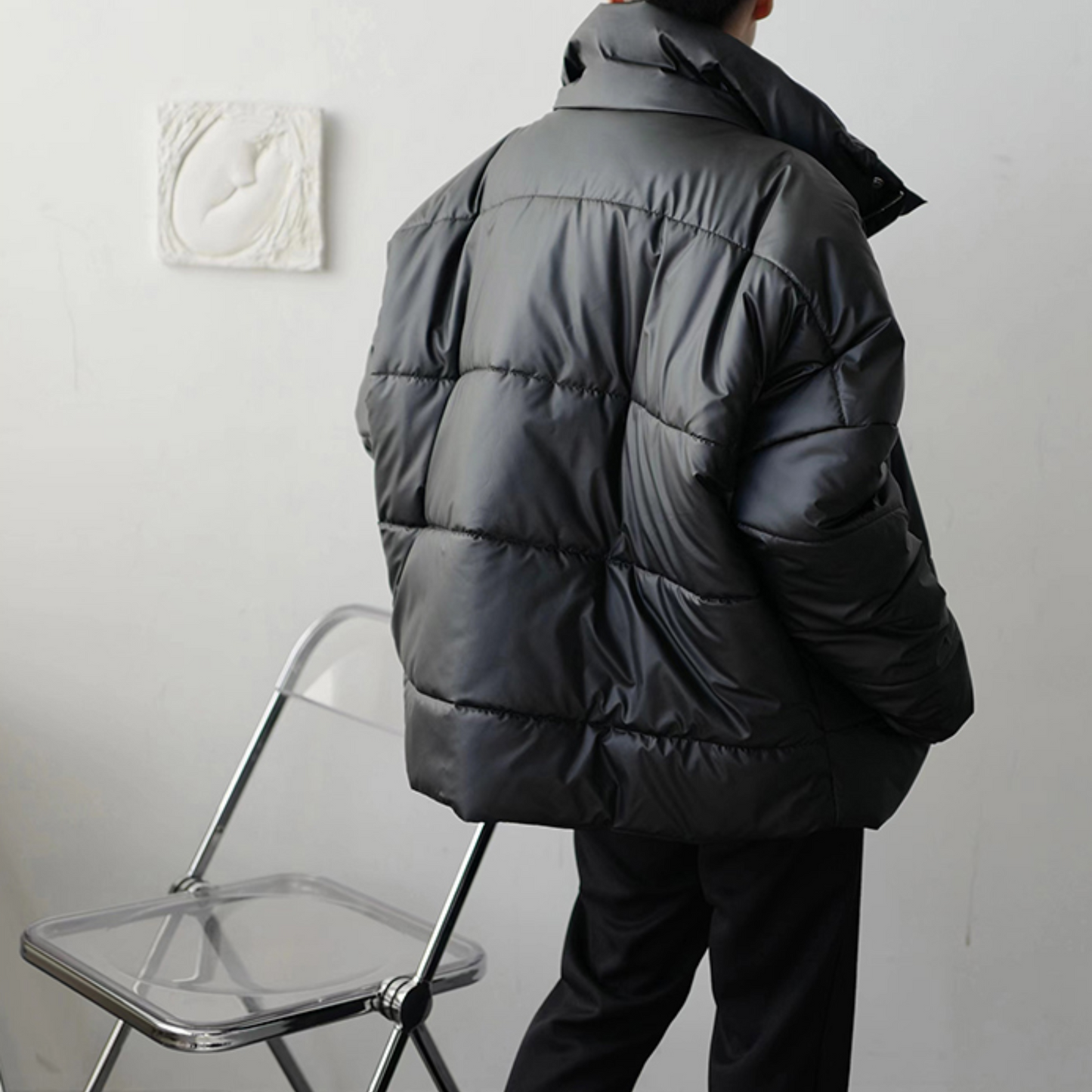 oversized black down EN316