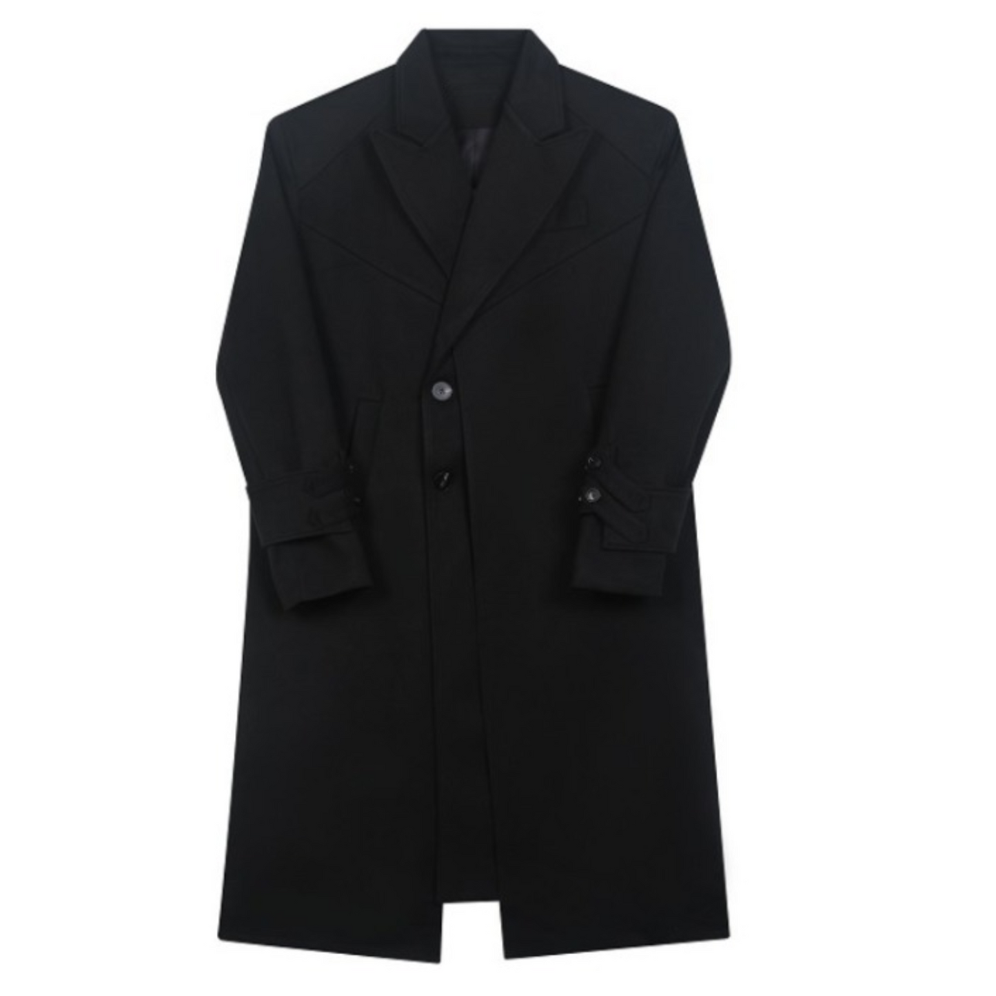 stacking wool trench coat EN298