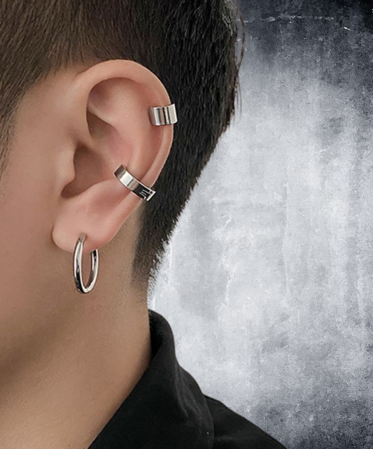 simple ear cuff 3-piece set EN656