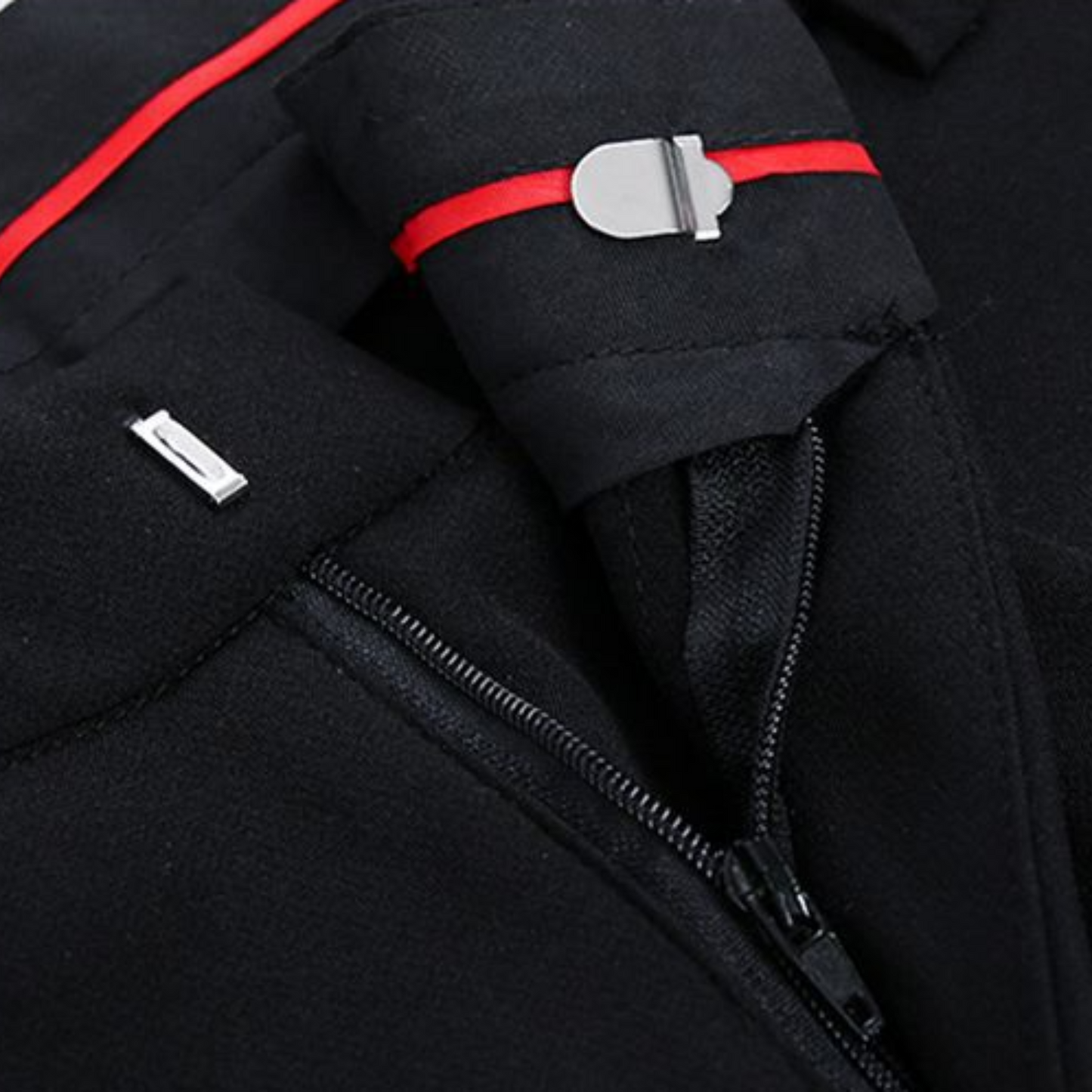 slim black slacks pants EN318