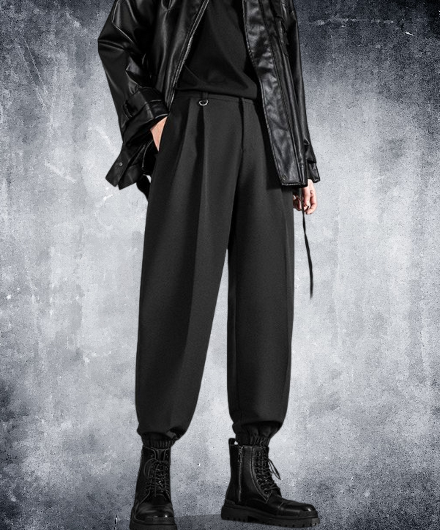 cropped length slacks harem pants EN632