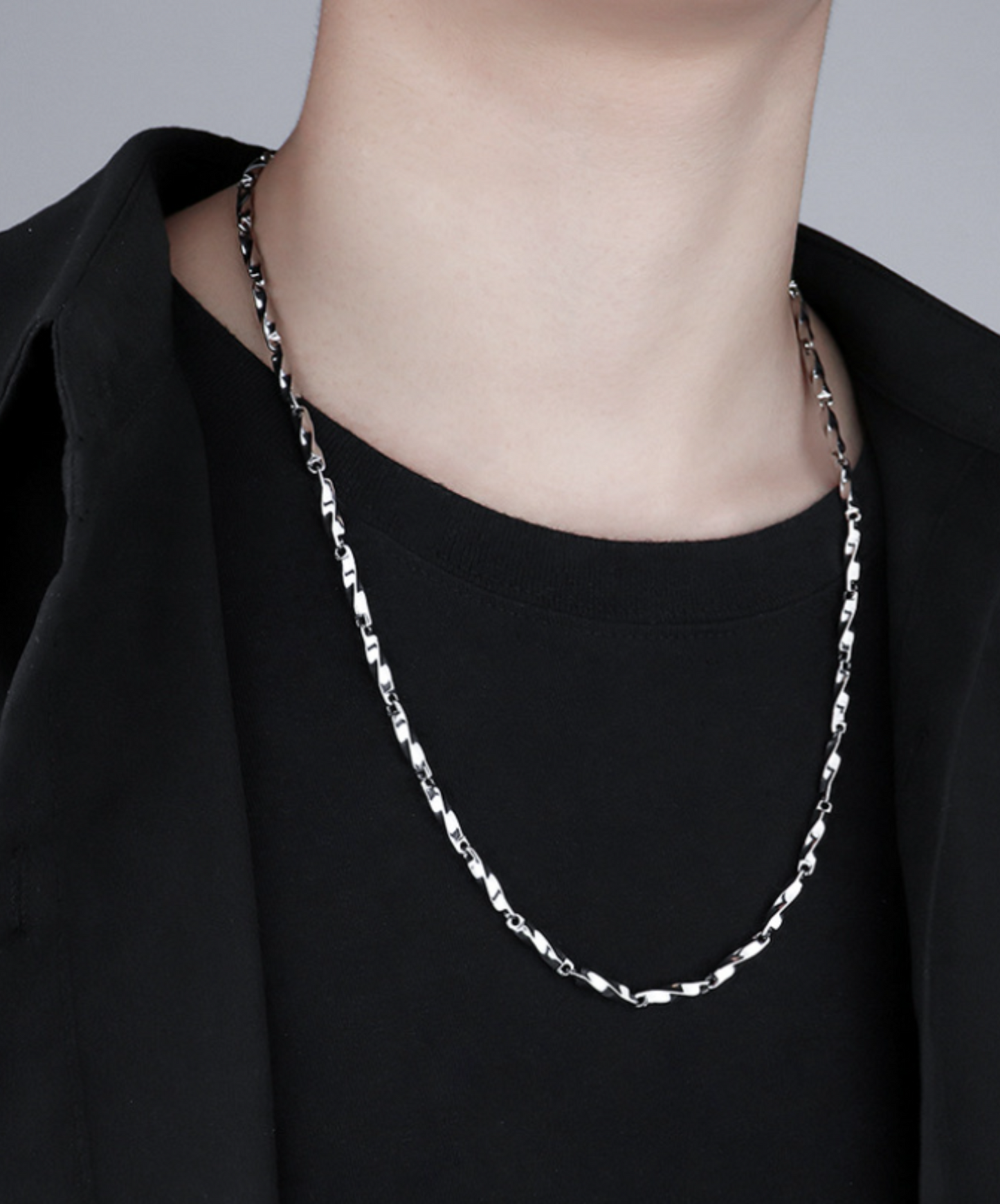 twist chain necklace EN542