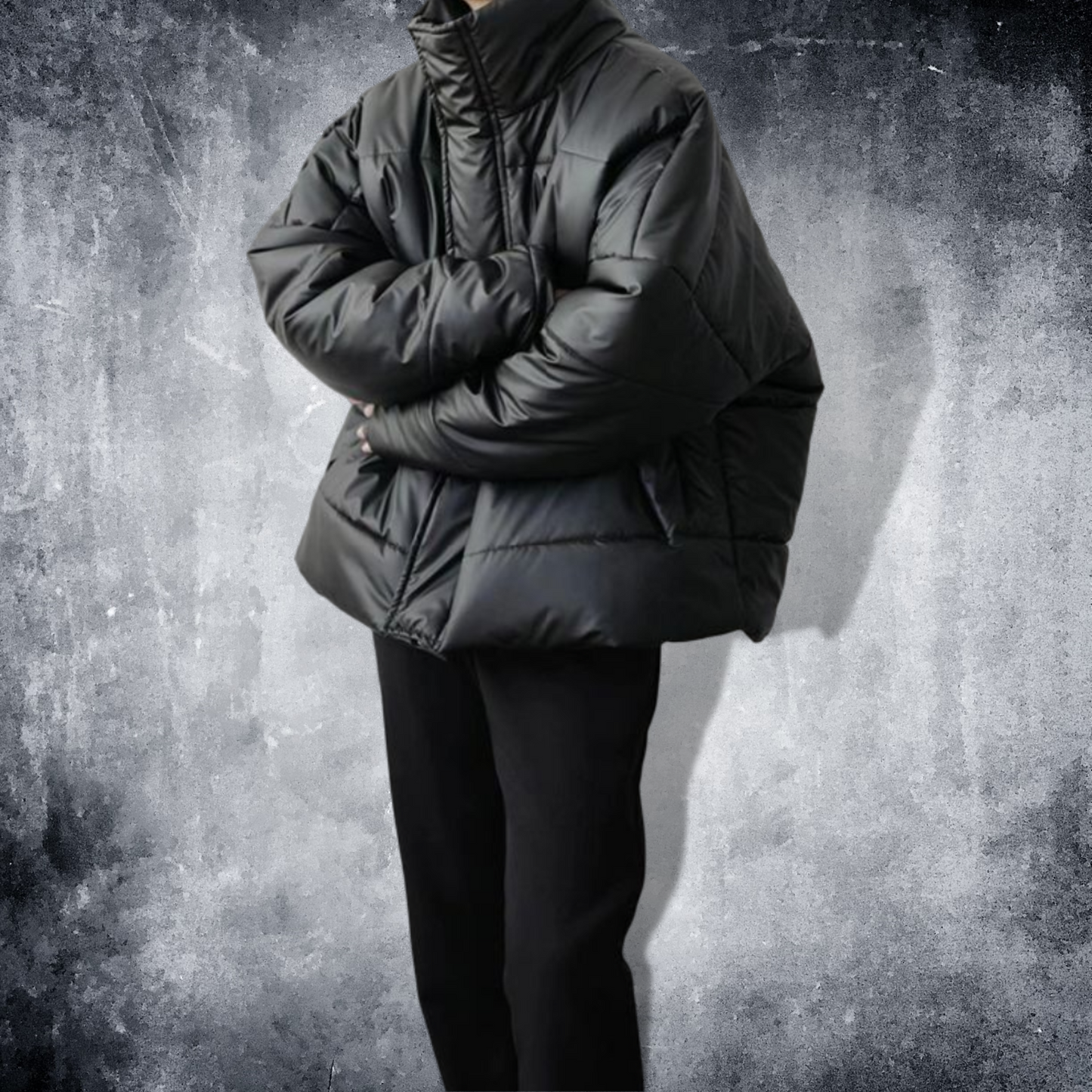 oversized black down EN316