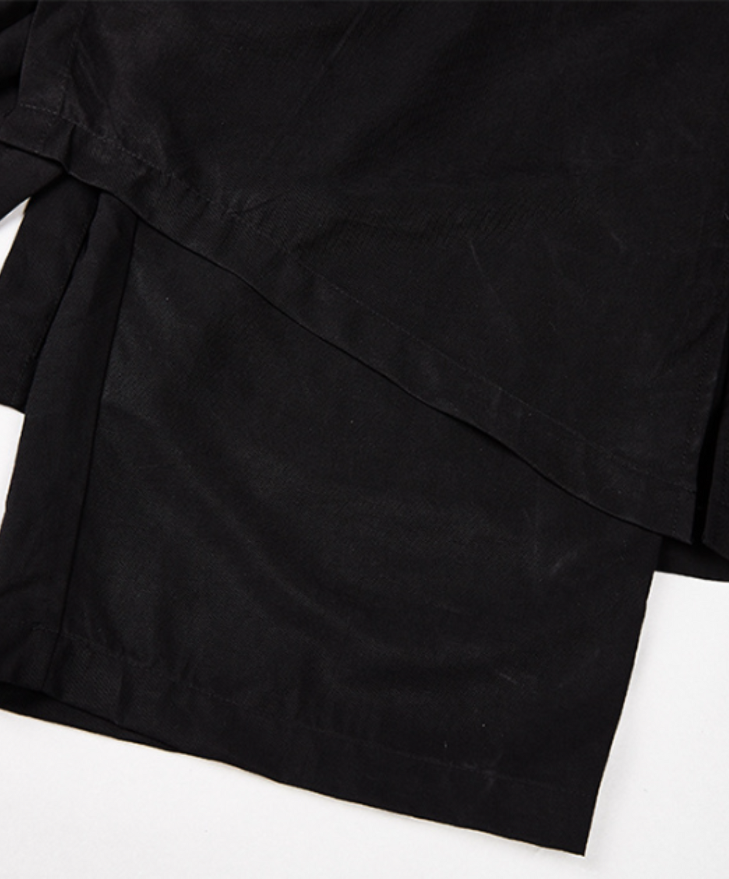 dark layered cropped wide pants EN537