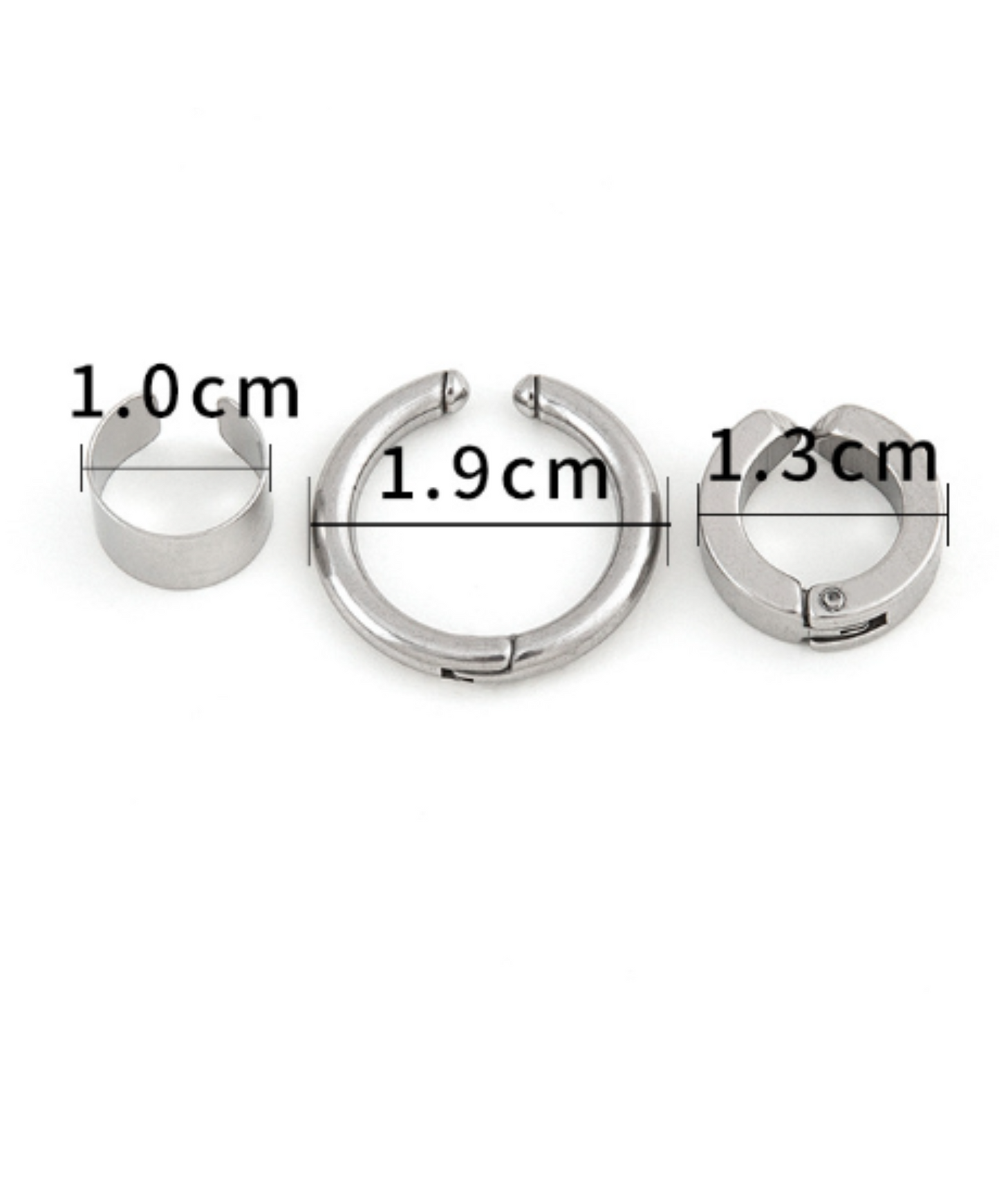 simple ear cuff 3-piece set EN656