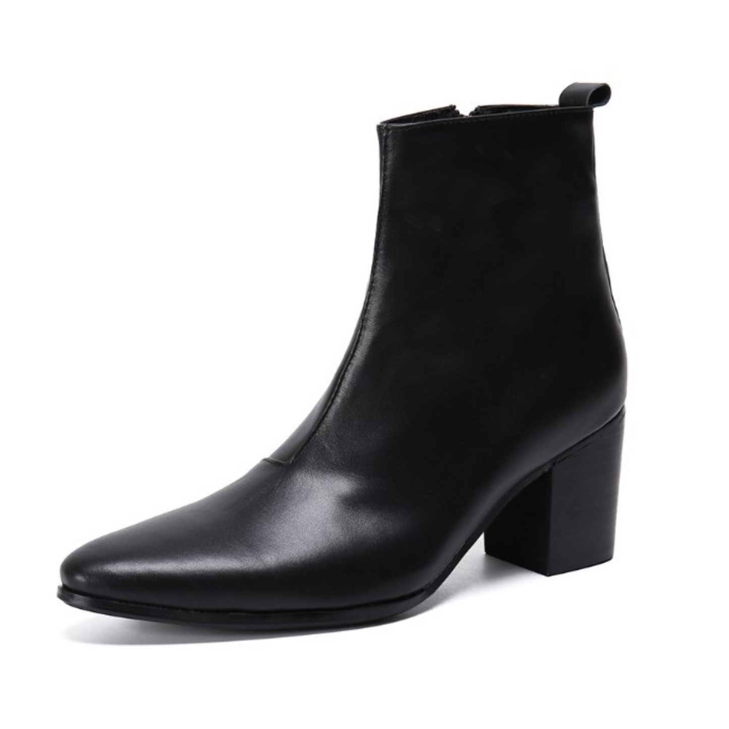 leather heel boots EN228