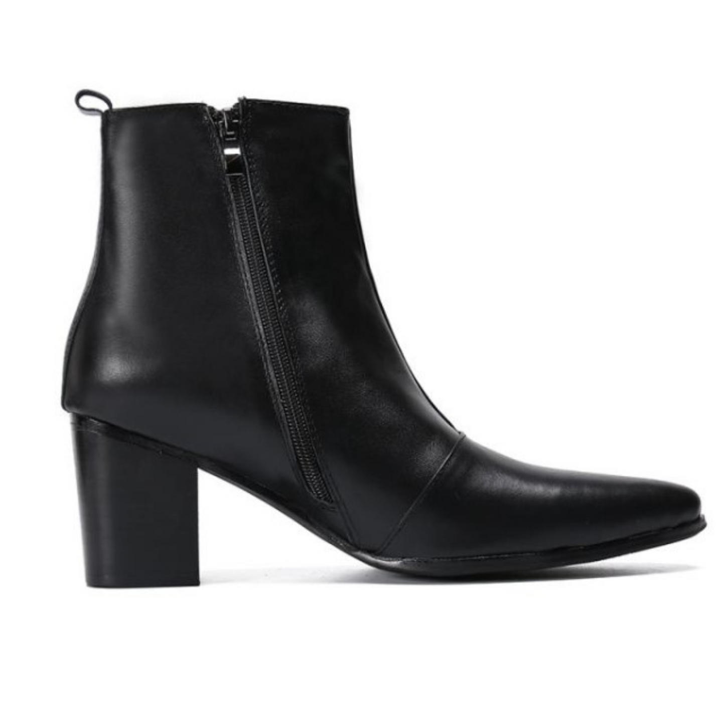 leather heel boots EN228